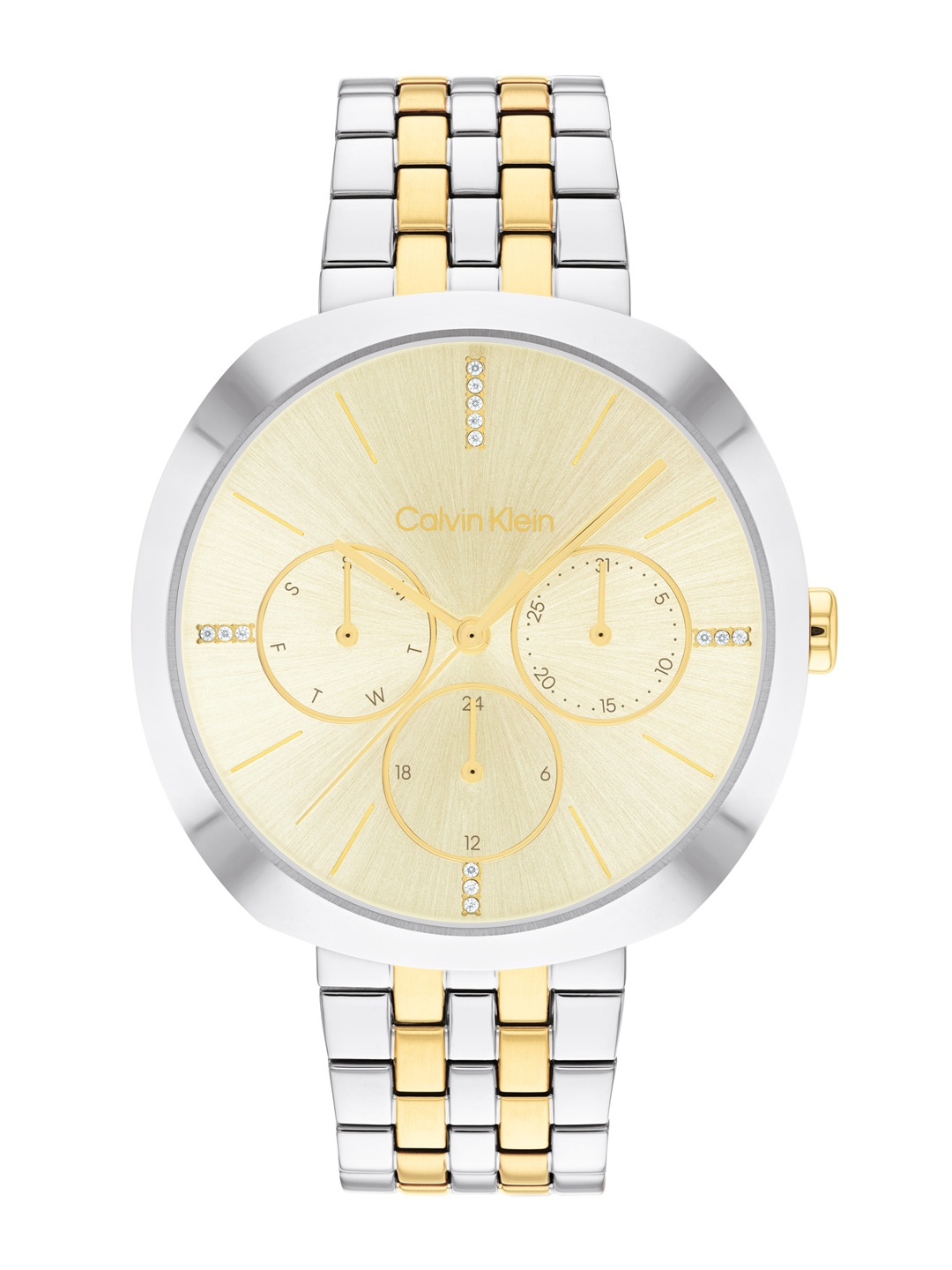 

Calvin Klein Women Bracelet Style Straps Analogue Watch, Gold