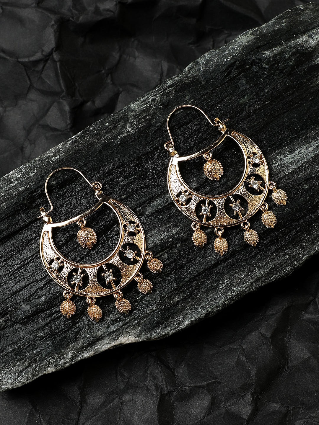 

Anouk Gold-Toned Gold-Plated Hoop Earrings