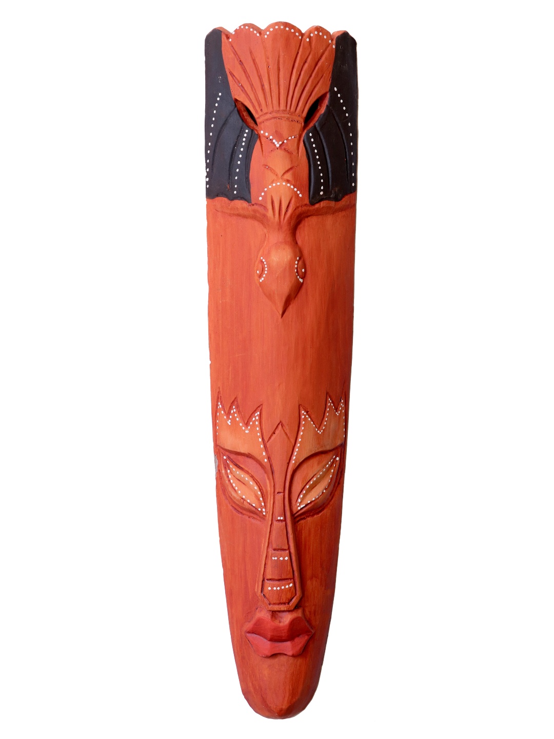 

Classical Youth Orange & Black Patterned Afro Egyptian Wooden Wall Decor Masks