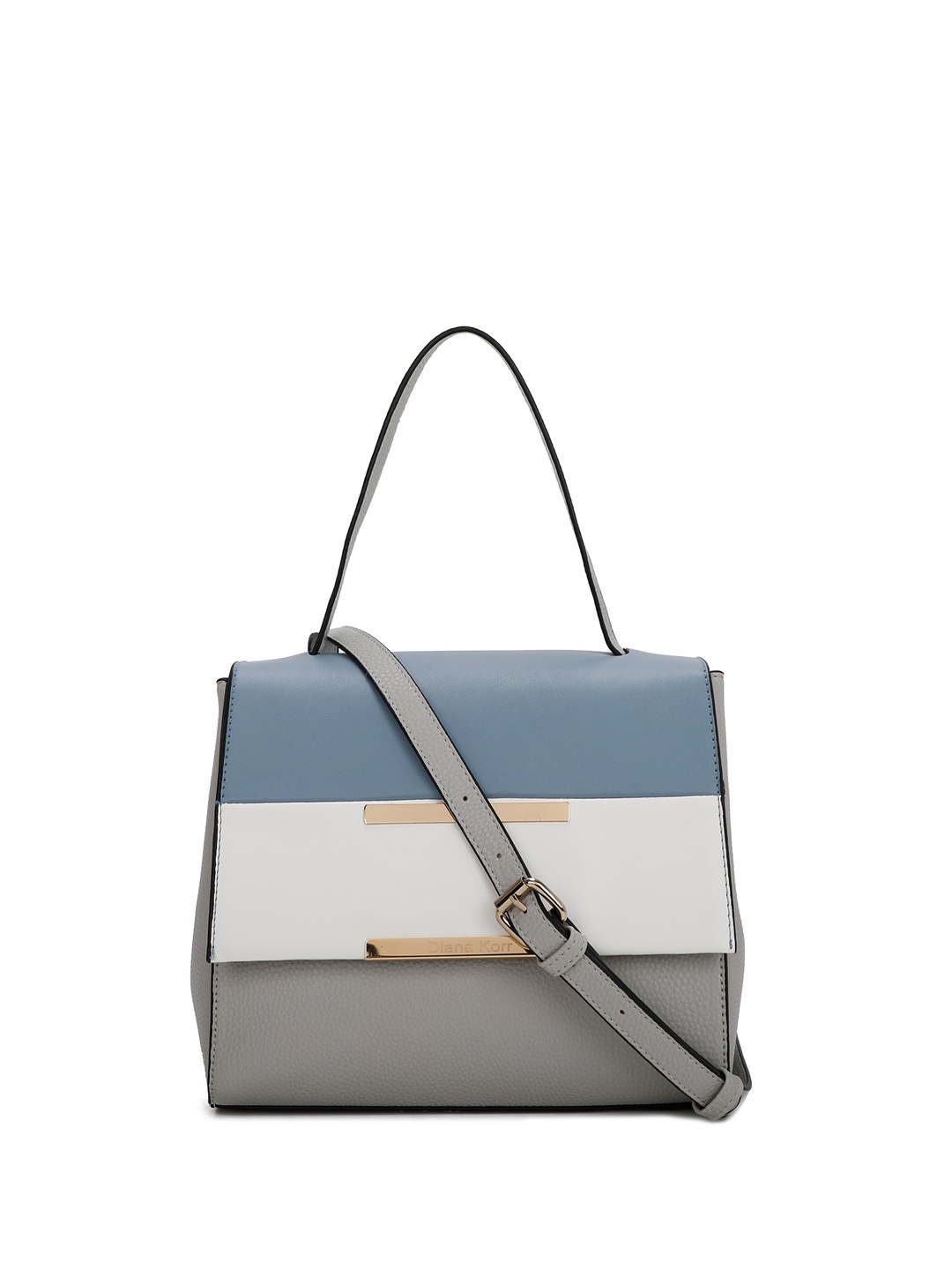 

Diana Korr Colourblocked Sling Bag, Blue