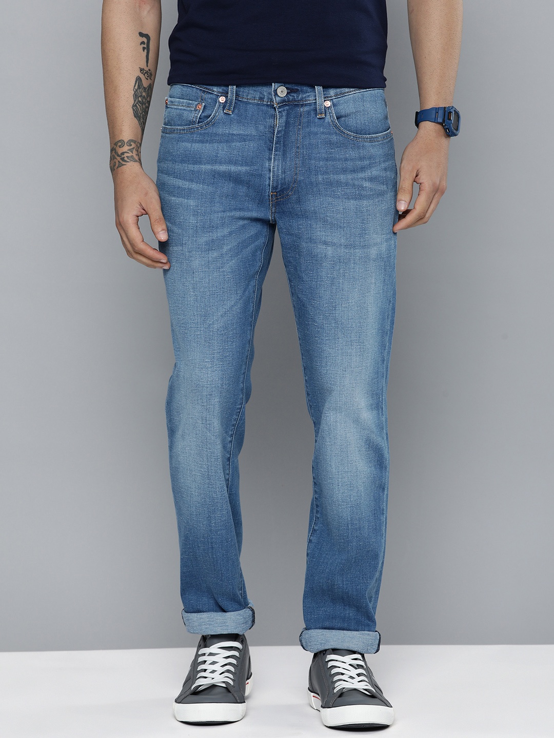 

Levis Men 511 Slim Fit Light Fade Stretchable Jeans, Blue