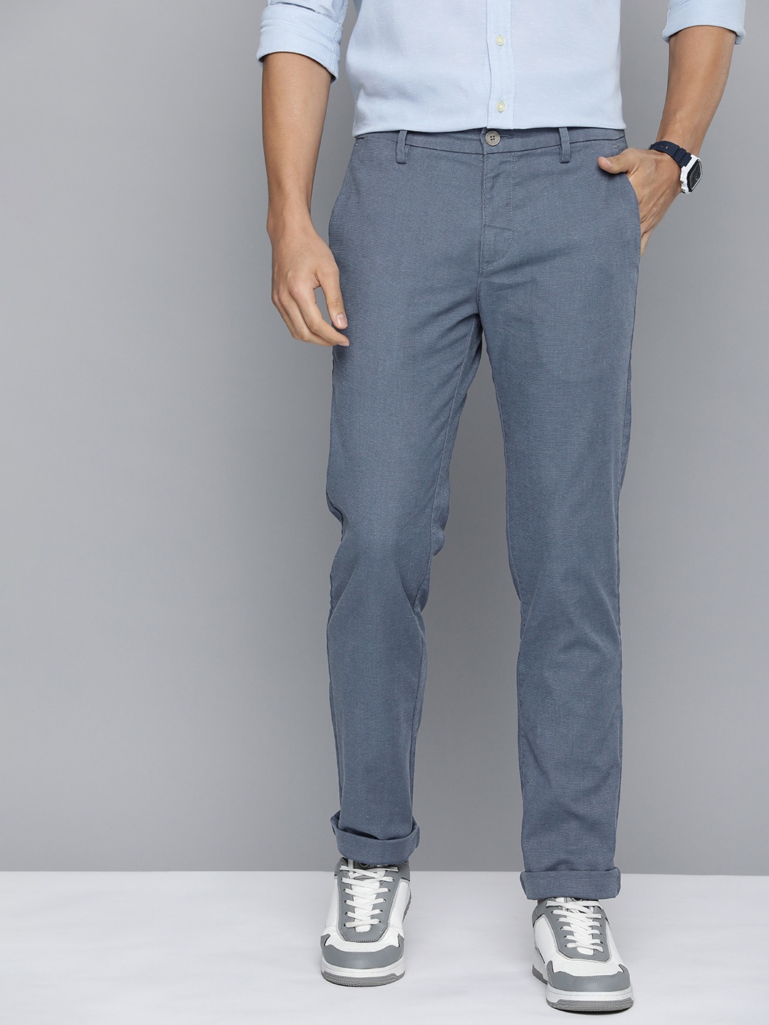 

Levis 511 Slim Fit Low-Rise Chinos Trousers, Blue