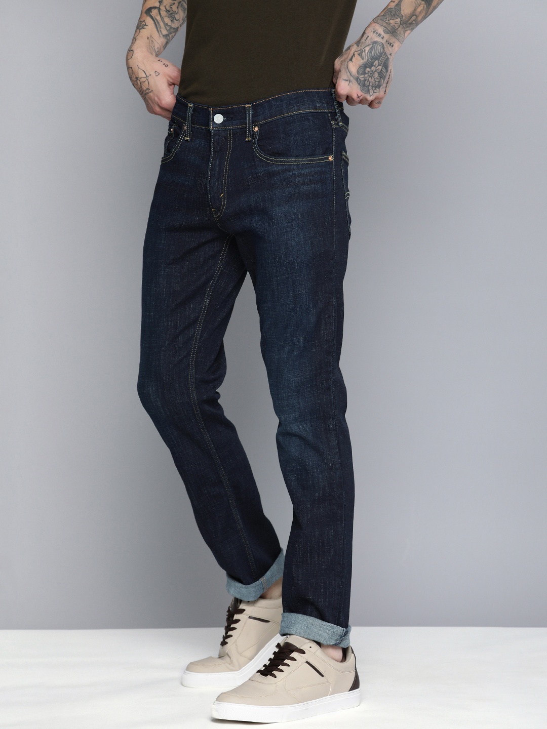 

Levis Men 65504 Skinny Fit Light Fade Stretchable Jeans, Blue