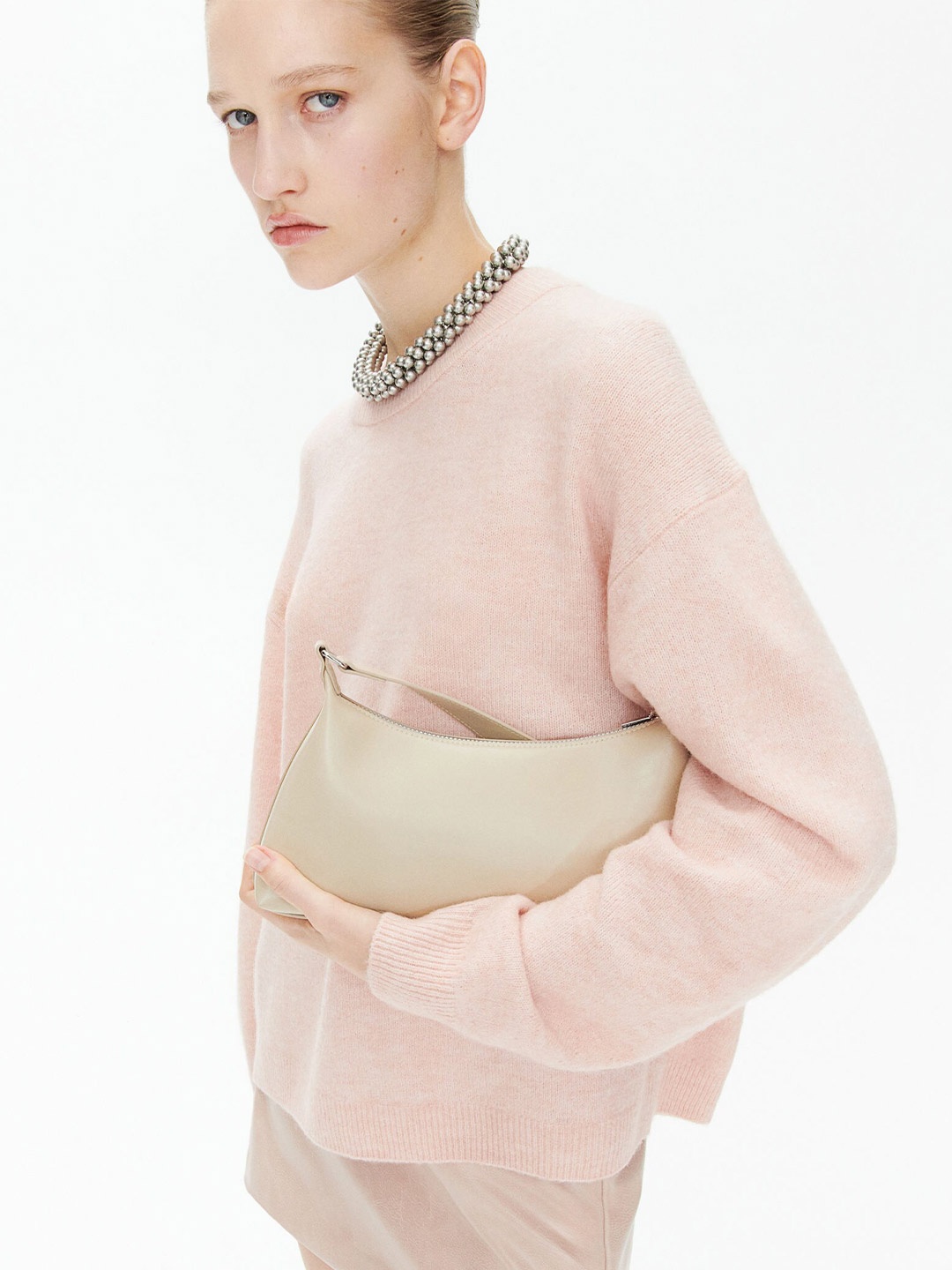 

H&M Knitted Jumper, Pink