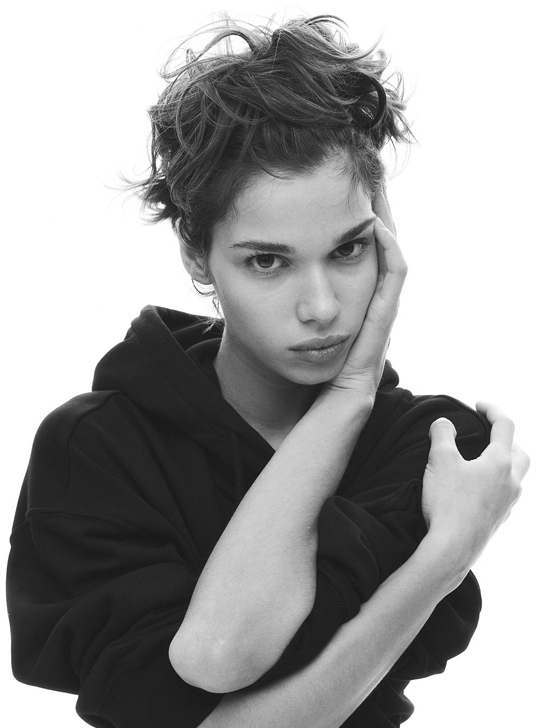 

H&M Oversized Zip-Through Hoodie, Black
