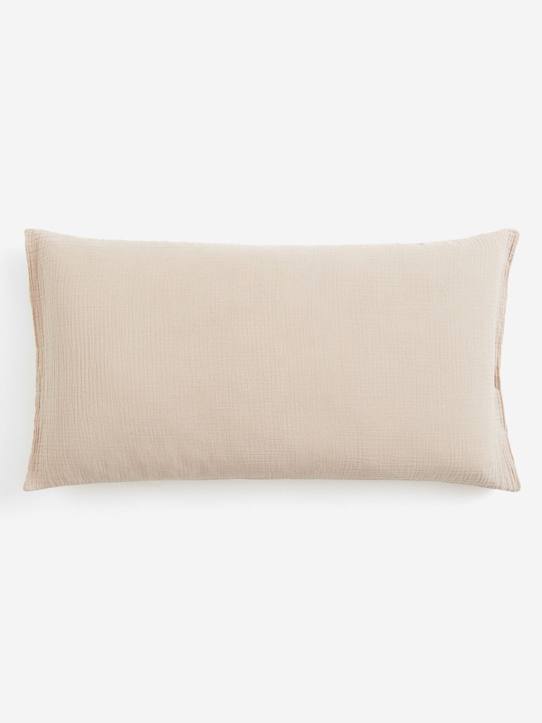 

H&M Beige Cotton Muslin Pillowcase