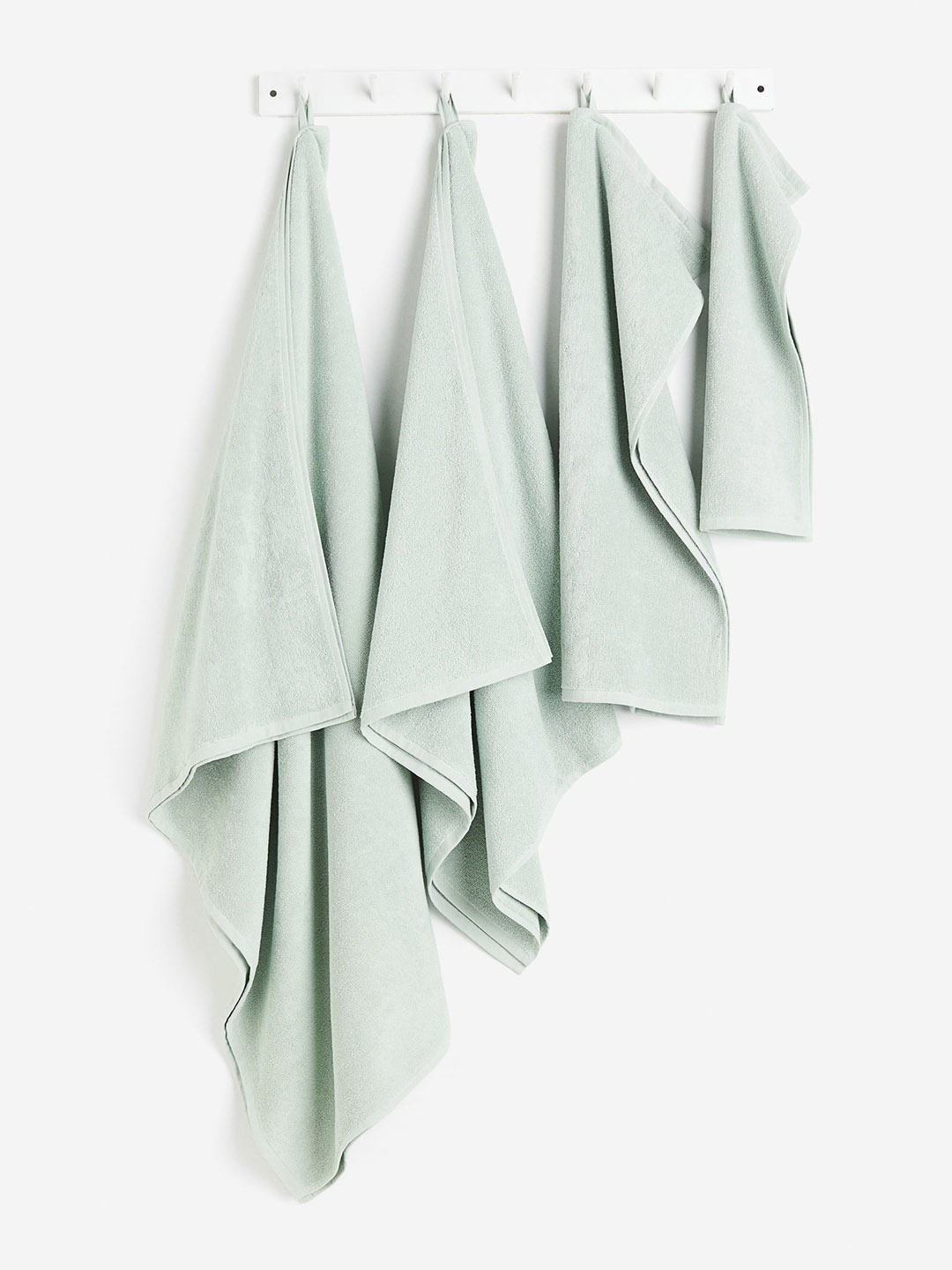 

H&M Green Pure Cotton Terry Hand Towel