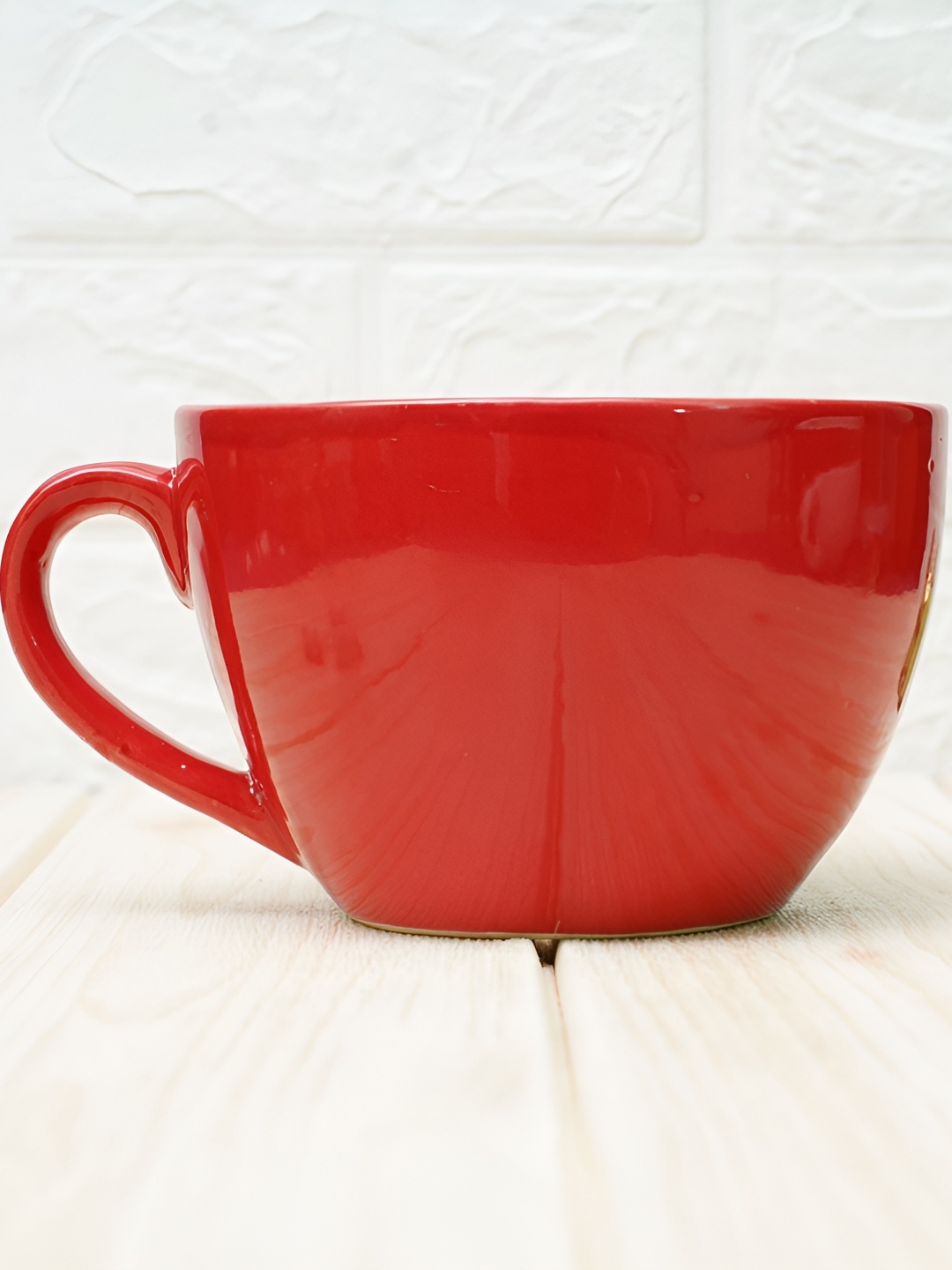 

GOLD DUST Red Ceramic Cup Shaped Planters