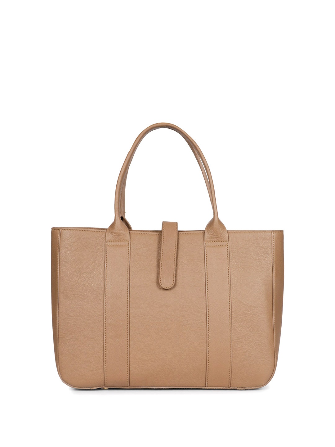

Favore Structured Leather Handheld Bag, Brown