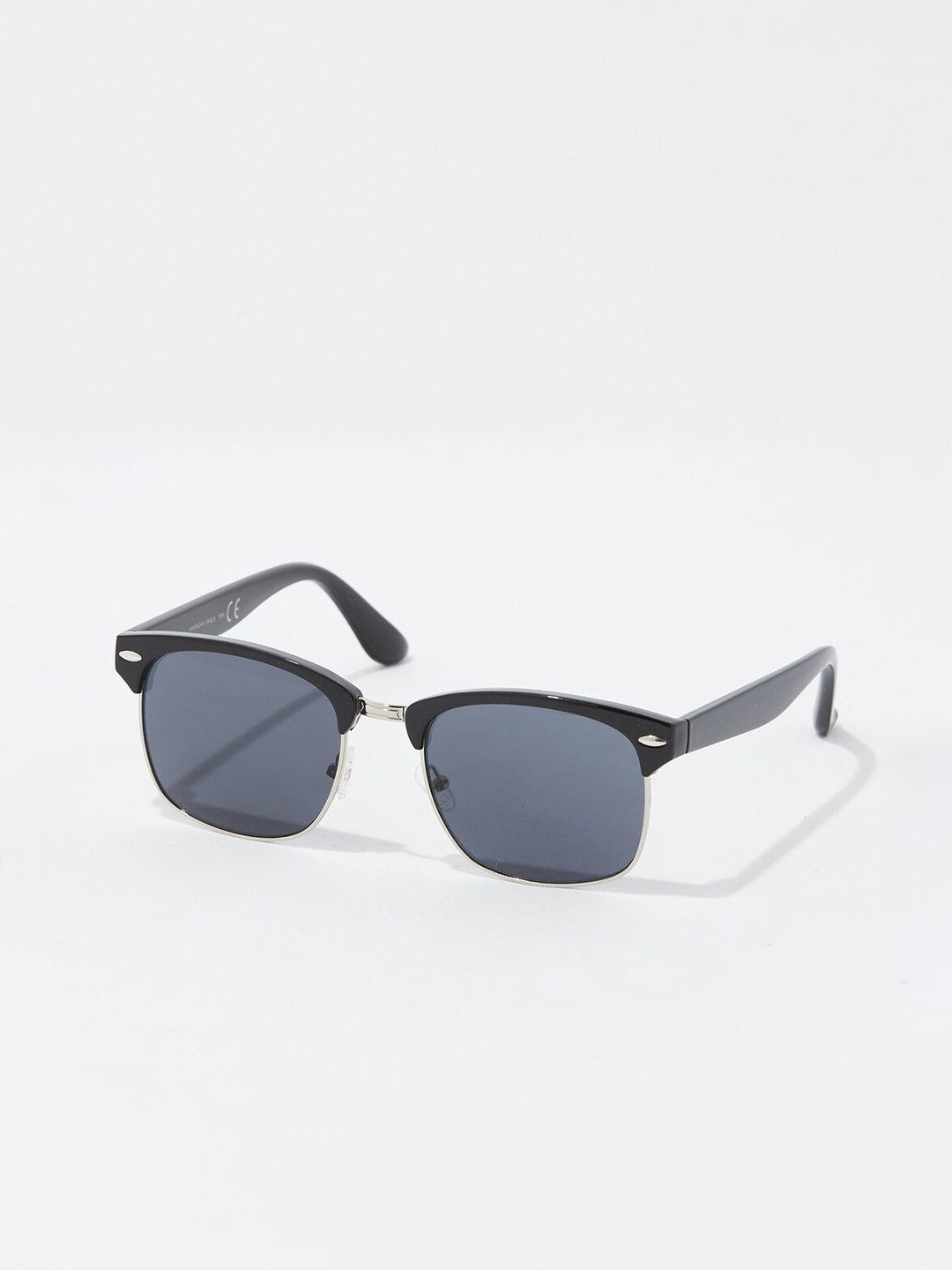 

AMERICAN EAGLE OUTFITTERS Men Clear Oval Sunglasses, Black