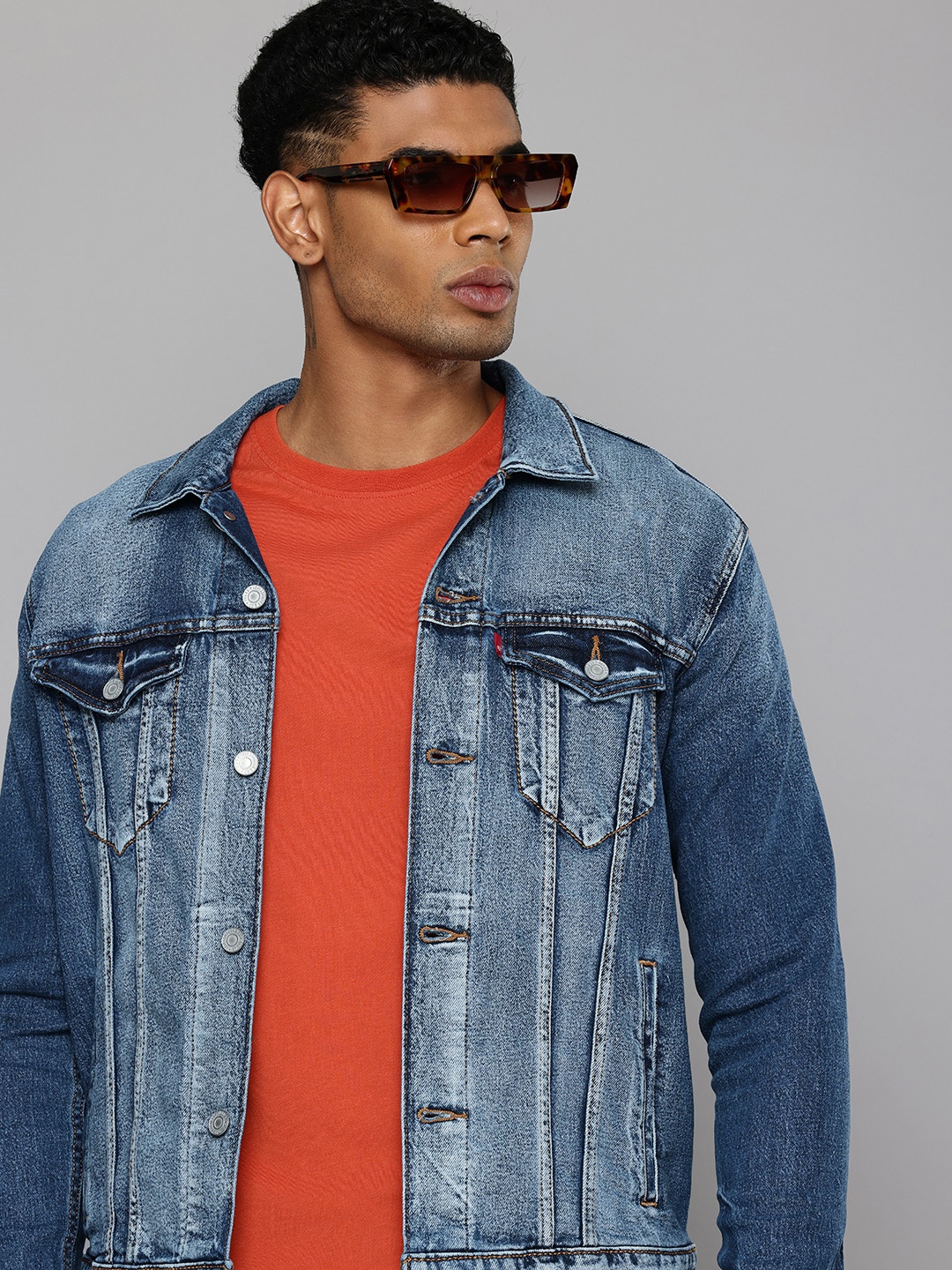 

Levis Denim Truckers Jacket, Blue