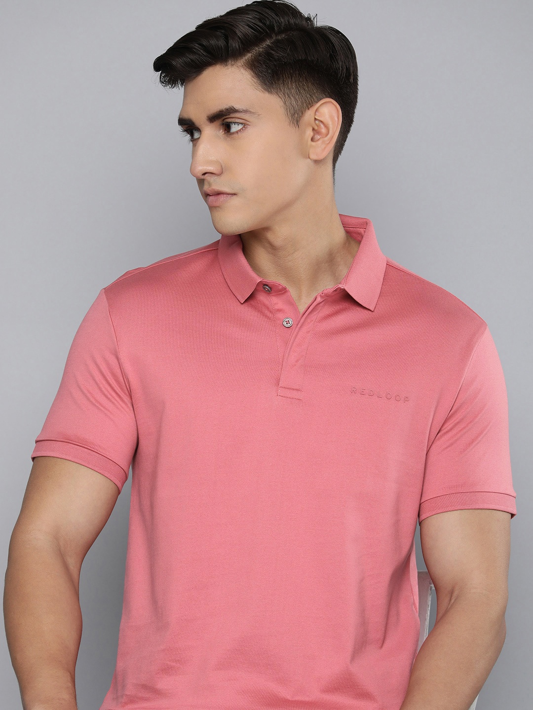 

Levis Polo Collar Pure Cotton Slim Fit T-shirt, Pink