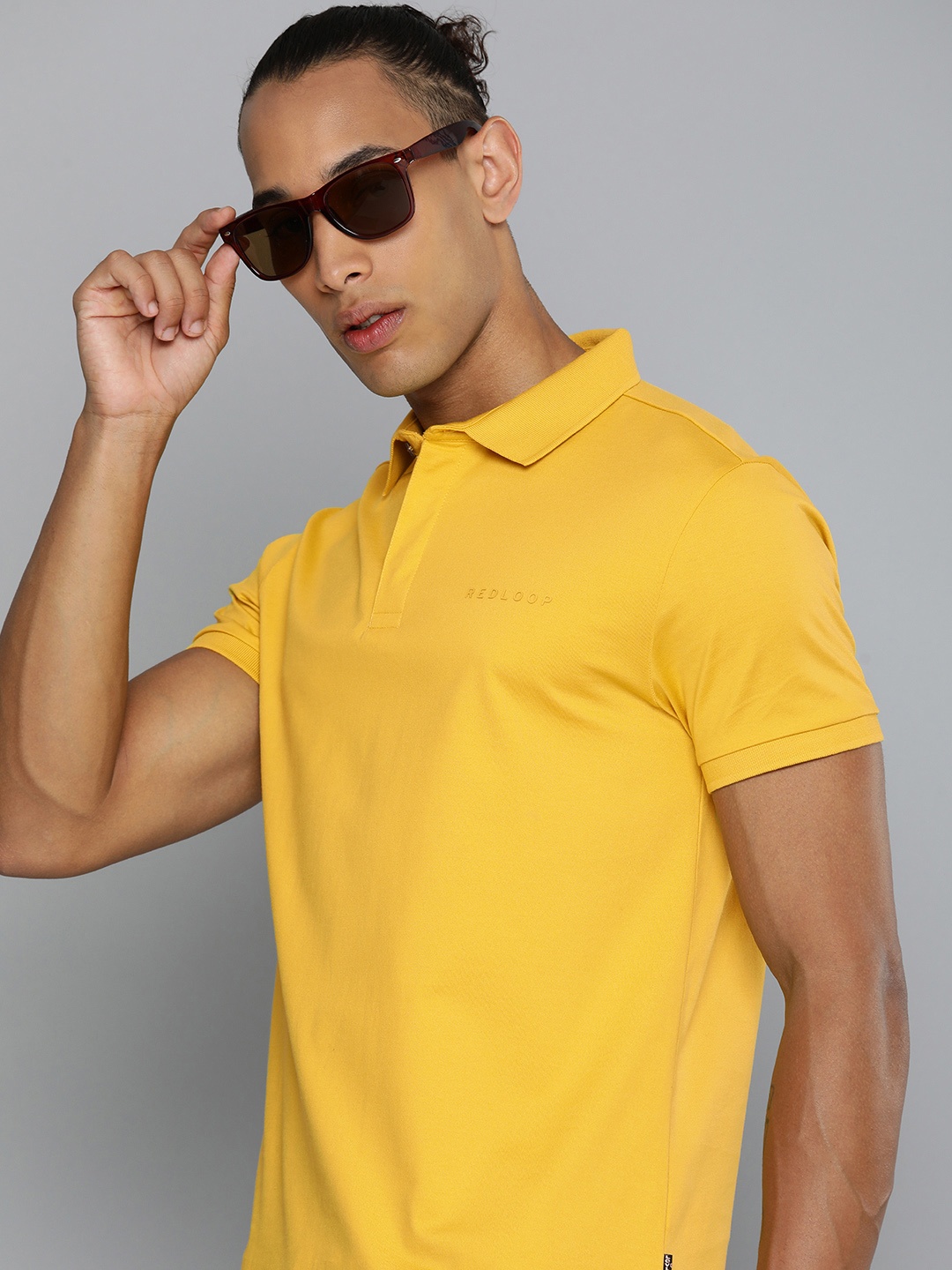 

Levis Polo Collar Pure Cotton Slim Fit T-shirt, Yellow
