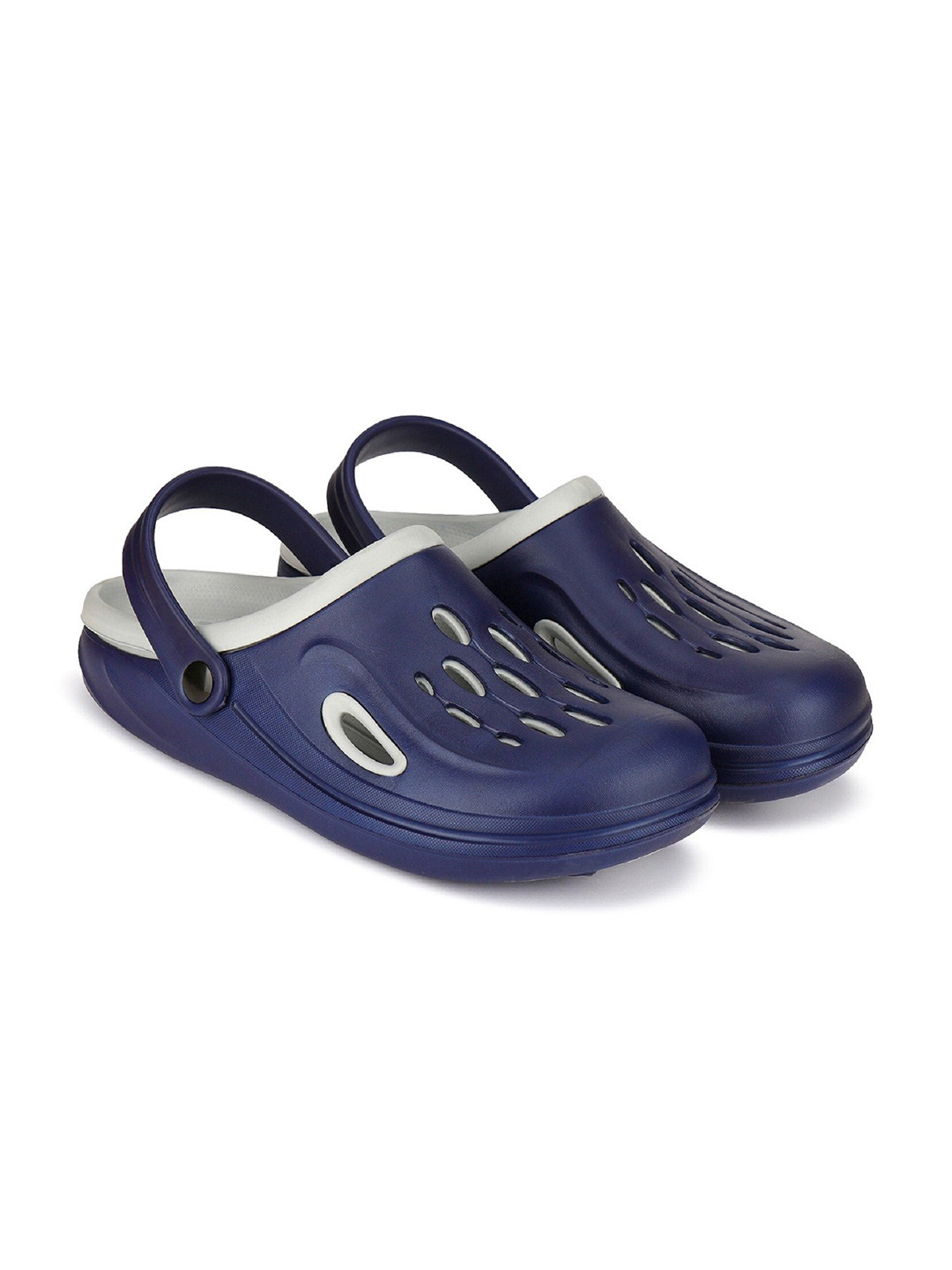 

BERSACHE Men Canvas Clogs, Blue