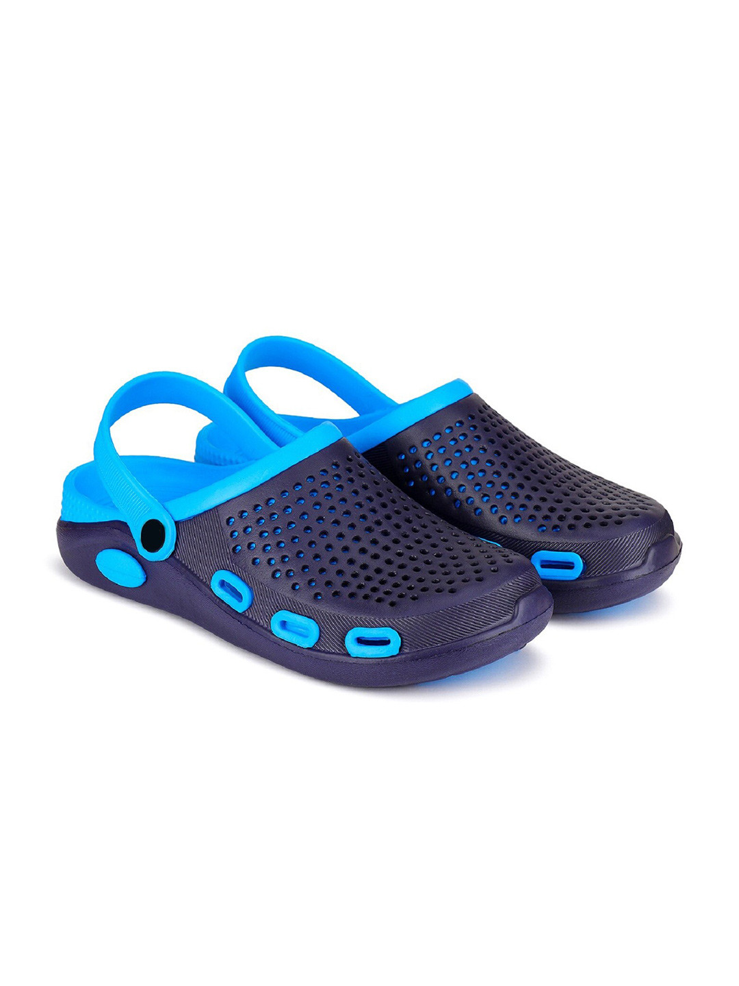 

BERSACHE Men Lightweight Rubber Clogs, Navy blue