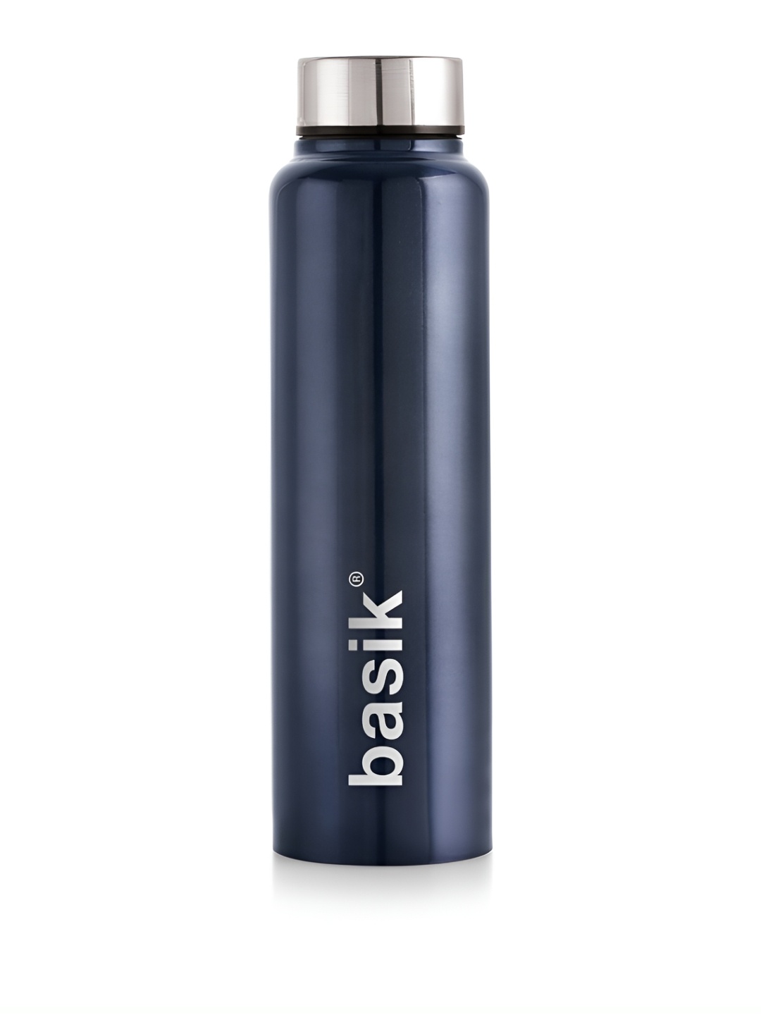 

BASIK Navy Blue Printed Stainless Steel Water Bottle 1 L