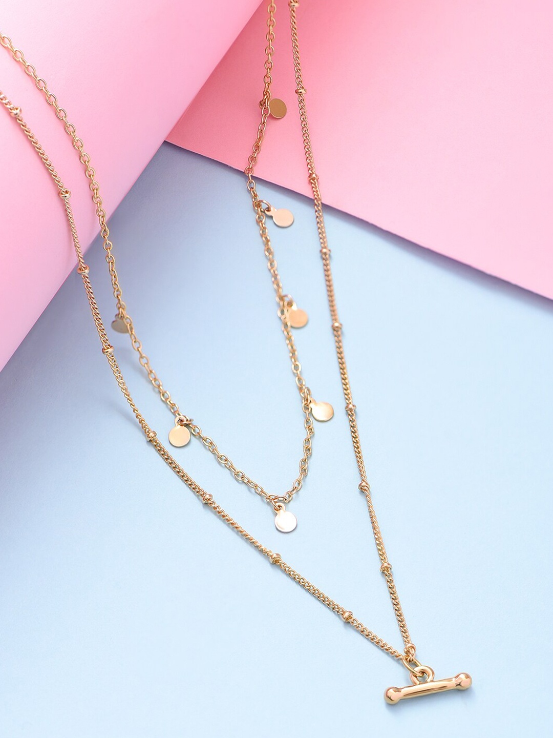 

ToniQ Gold-Plated Double Layered Chain