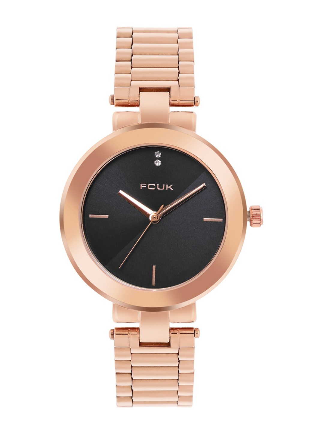 

FCUK Women Stainless Steel Straps Analogue Watch FK00039B, Black