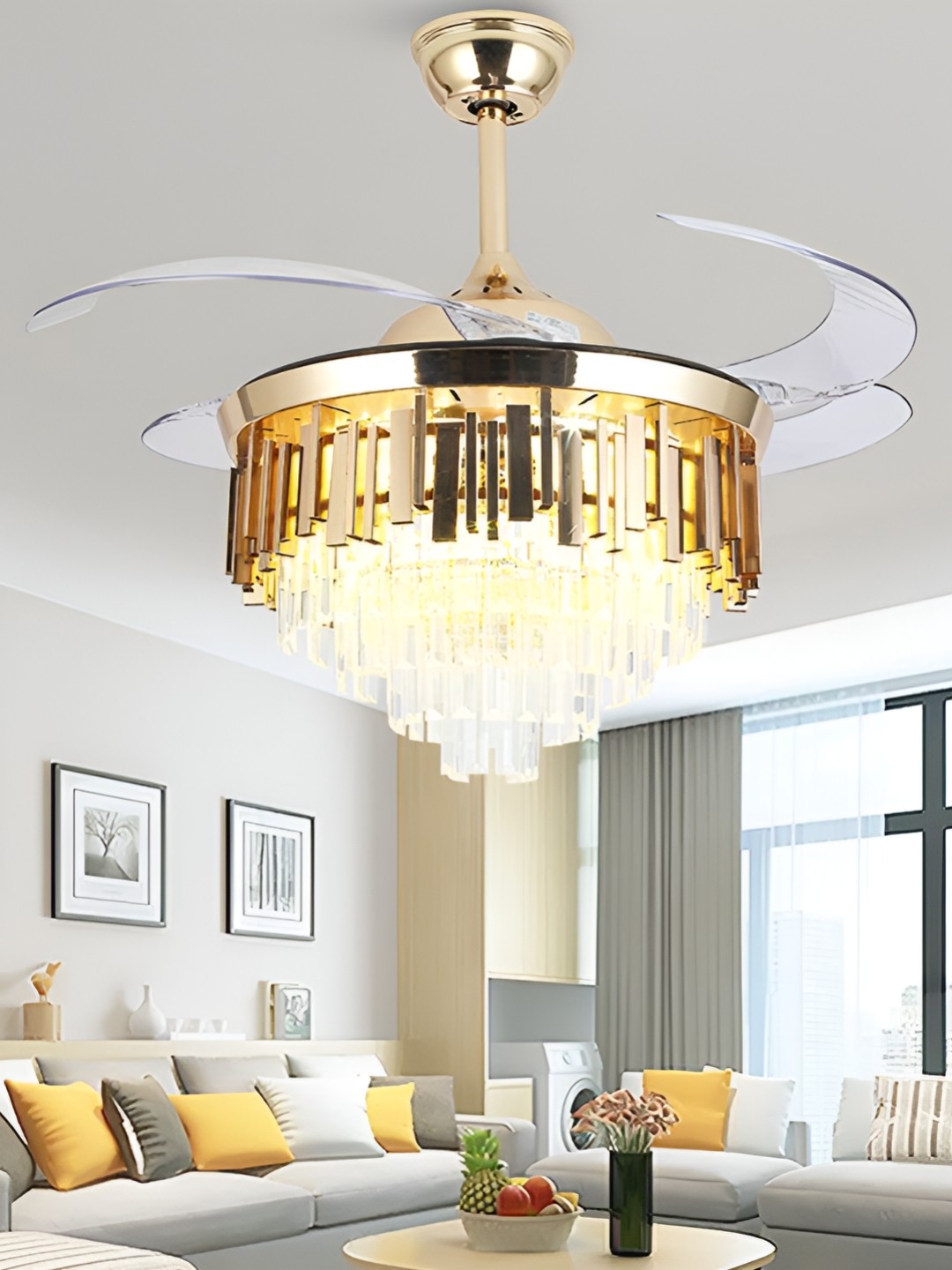 

blissbells Gold-Toned Ceiling Lamp