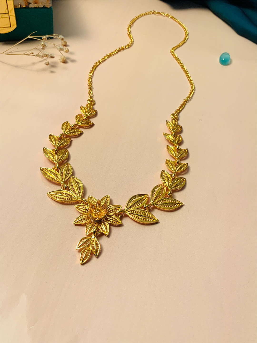 

ABDESIGNS Brass Gold-Plated Necklace