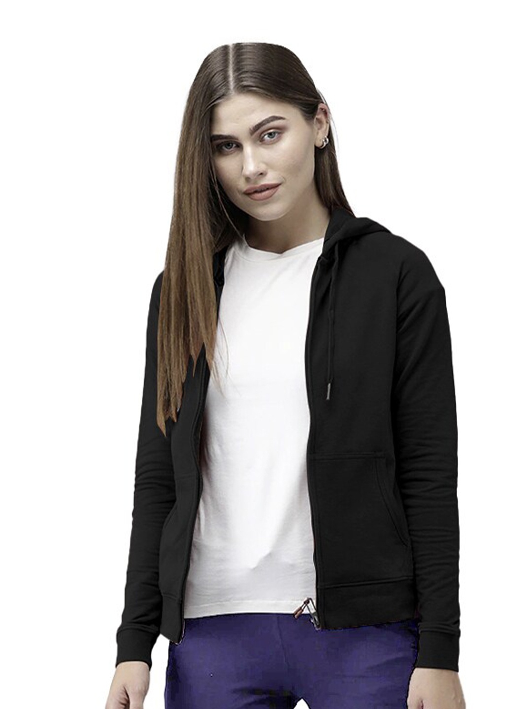 

BAESD Hooded Cotton Pullover Sweatshirt, Black