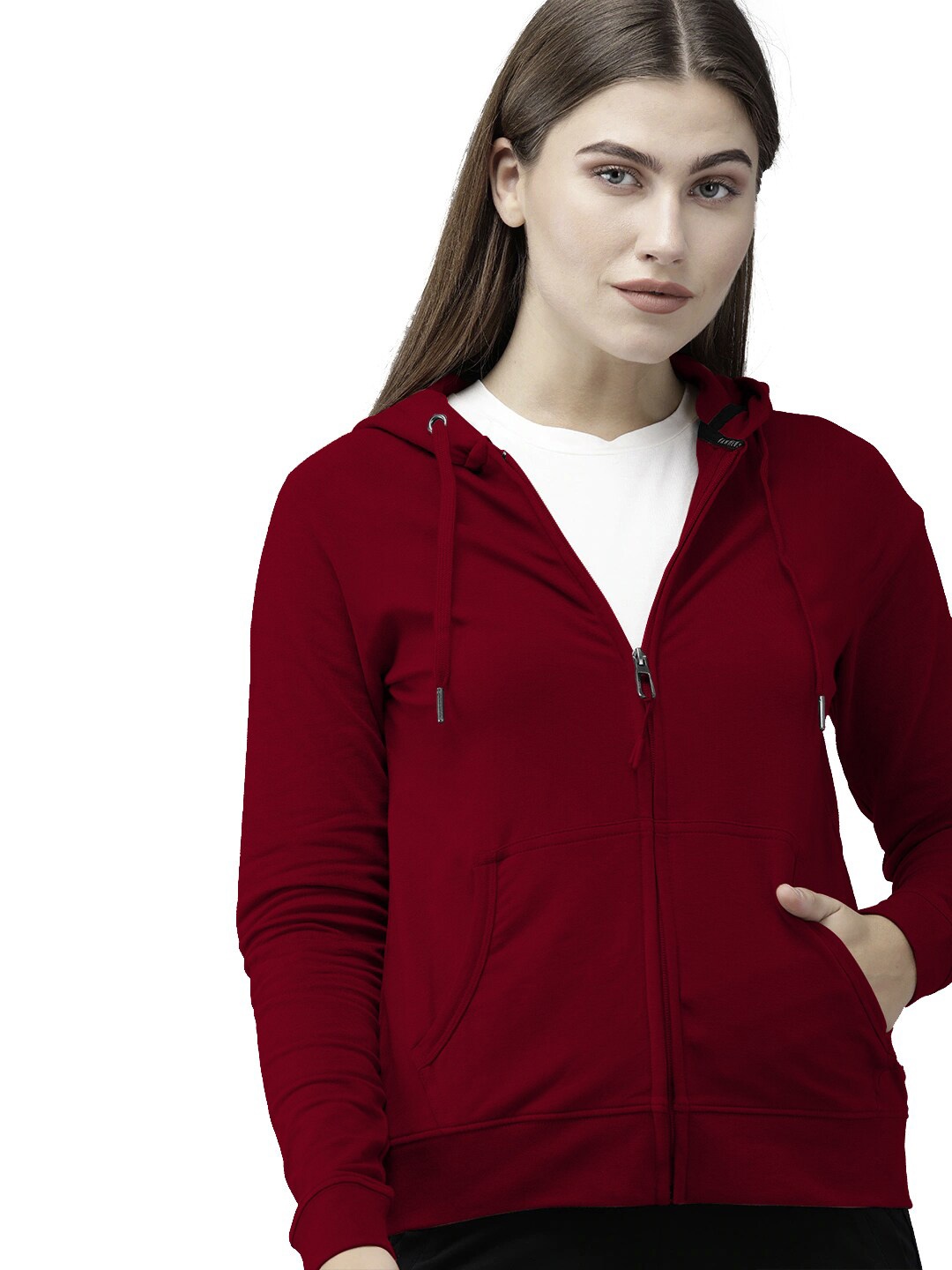 

BAESD Hooded Cotton Pullover Sweatshirt, Maroon