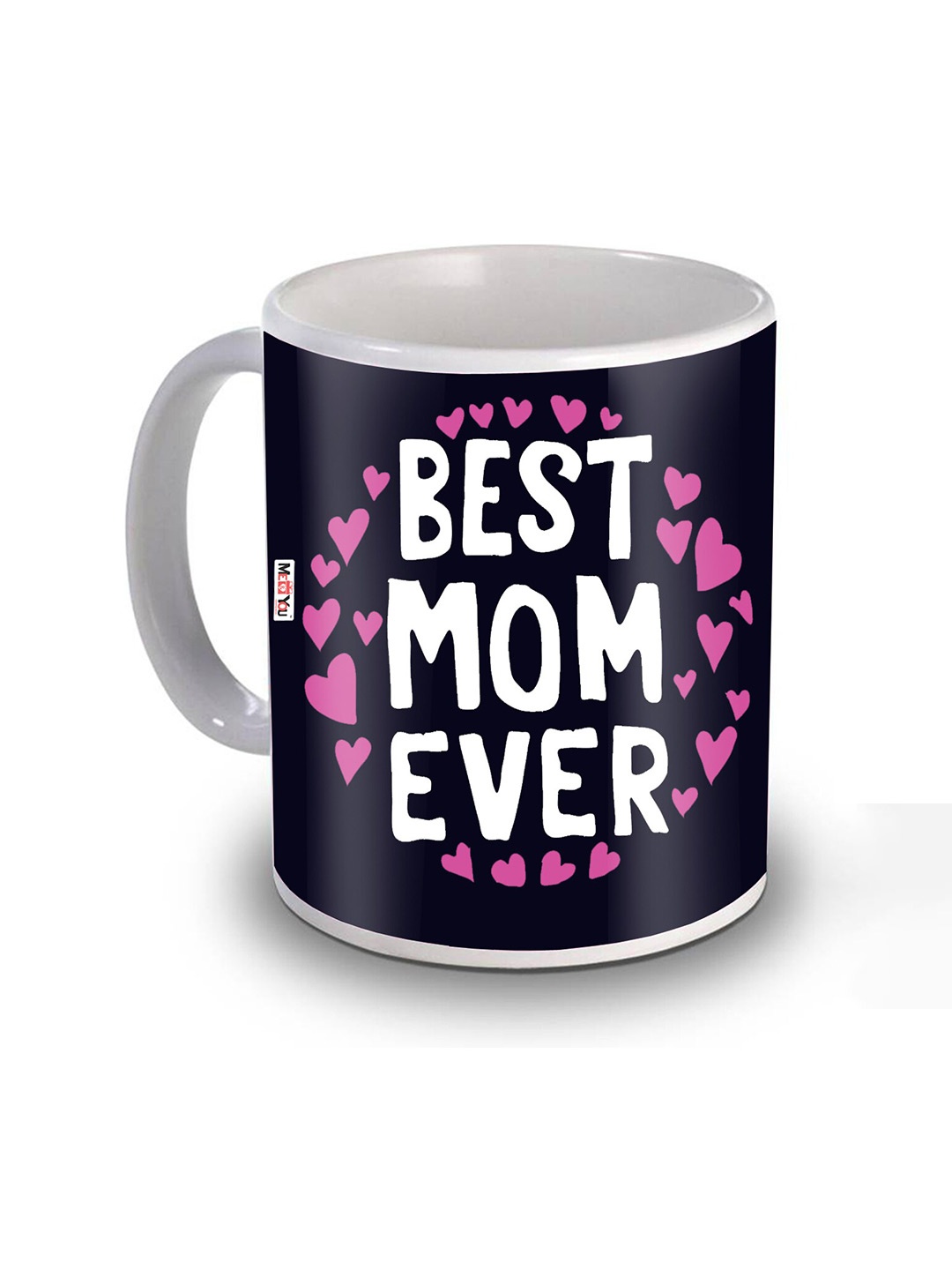 

ME & YOU Blue & White Mother's Day Printed Ceramic Glossy Mug - 325 ML