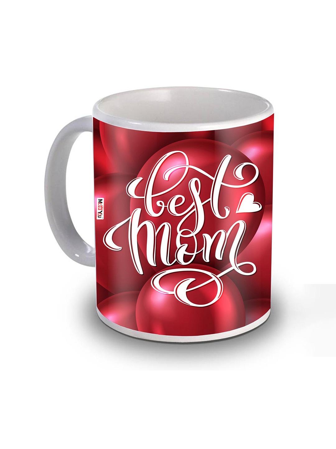 

ME & YOU White & Red Printed Ceramic Glossy Cups and Mugs
