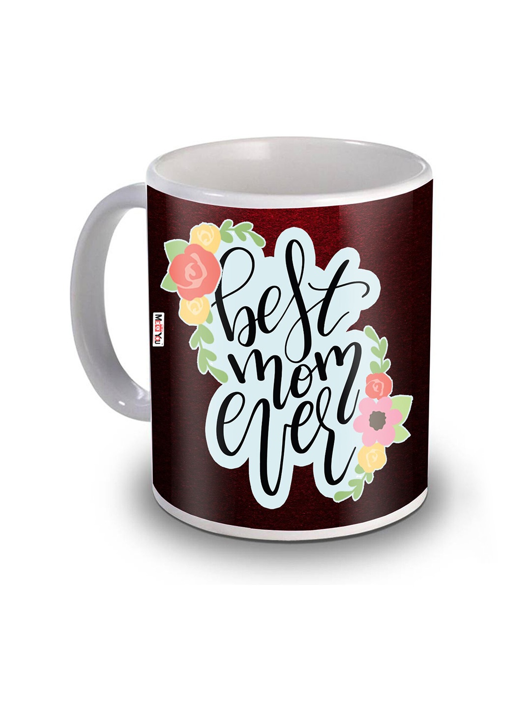 

ME & YOU Brown & White Text Printed Ceramic Glossy Mug 325ml