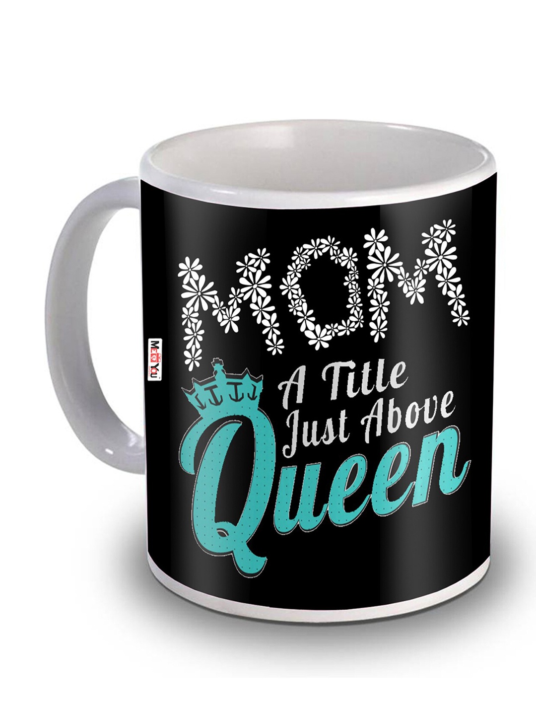 

ME & YOU White & Black Printed Ceramic Glossy Cups and Mugs