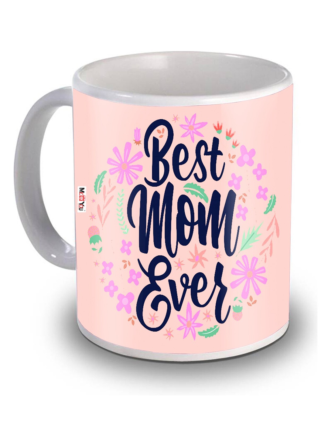 

ME & YOU Pink Blue Text or Slogans Ceramic Glossy Mugs 325 Ml