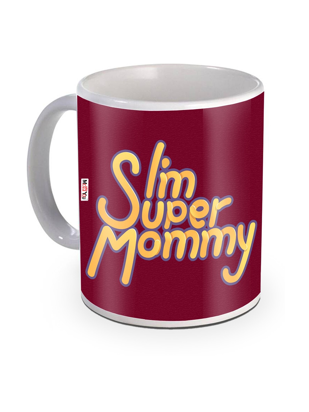 

ME & YOU Purple Printed Ceramic Glossy Mug