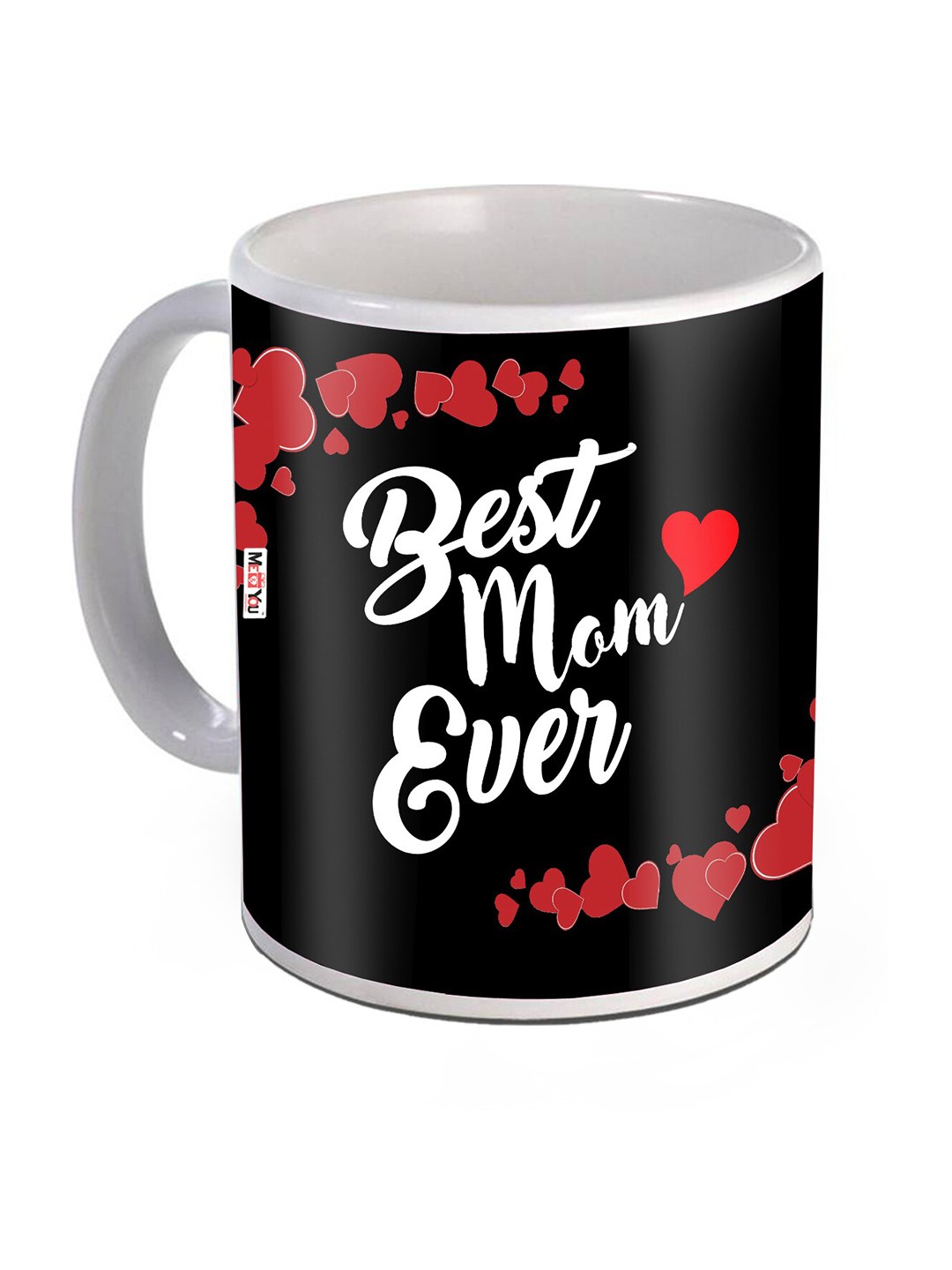 

ME & YOU Black & White Text Printed Ceramic Glossy Mug 325ml