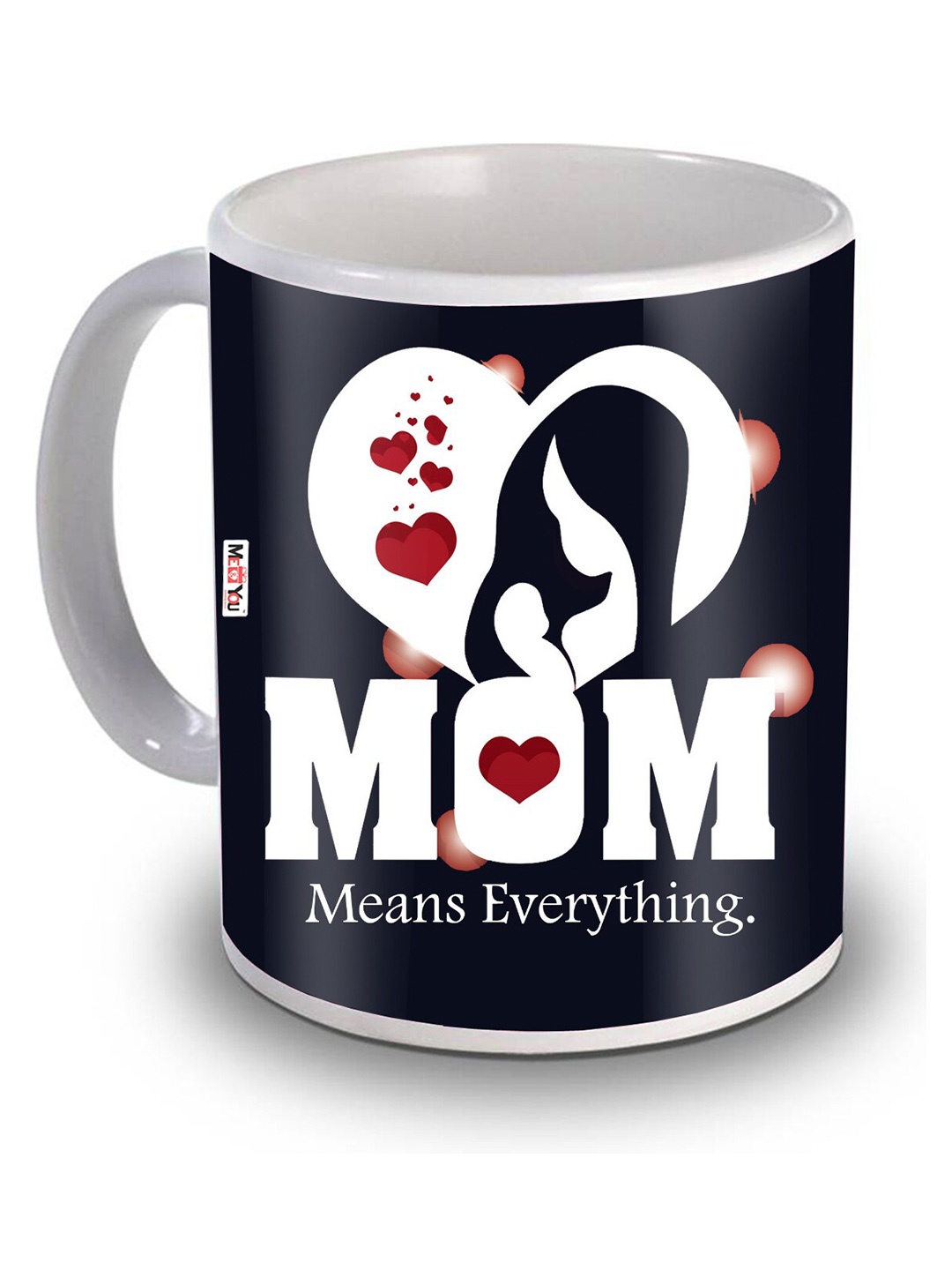 

ME & YOU White & Black Printed Ceramic Glossy Cups and Mugs