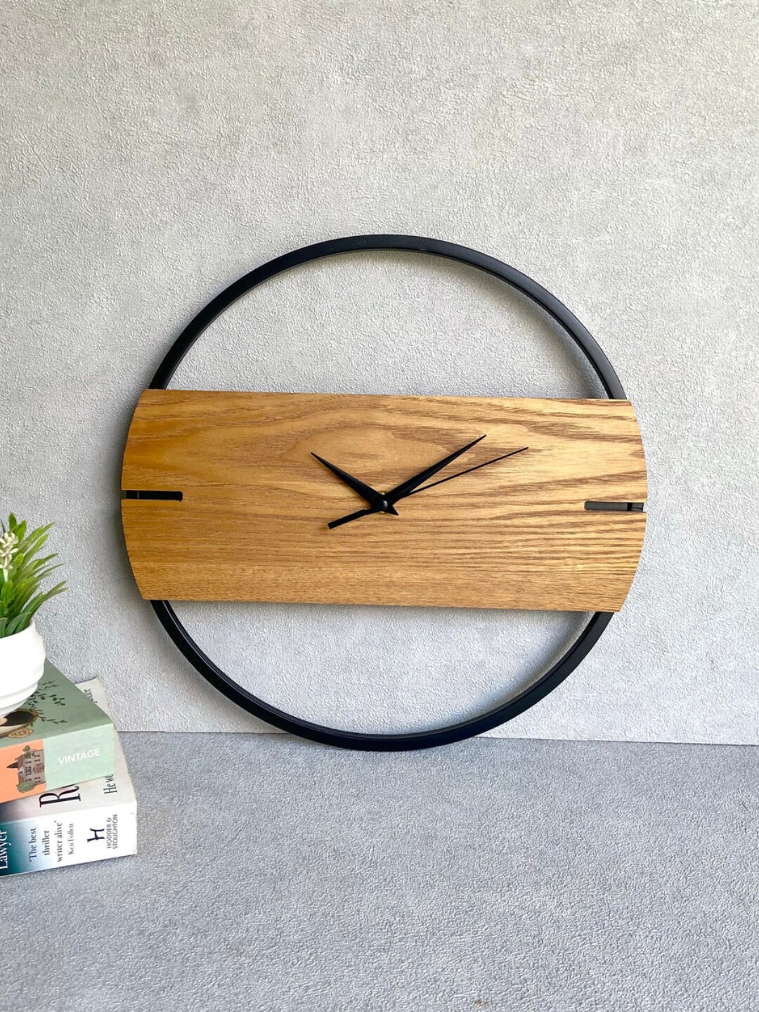 

House of Objects Beige & Black Wall Clock