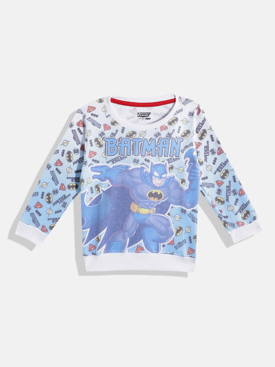 

Eteenz Boys Batman Printed Cotton Sweatshirt, Blue