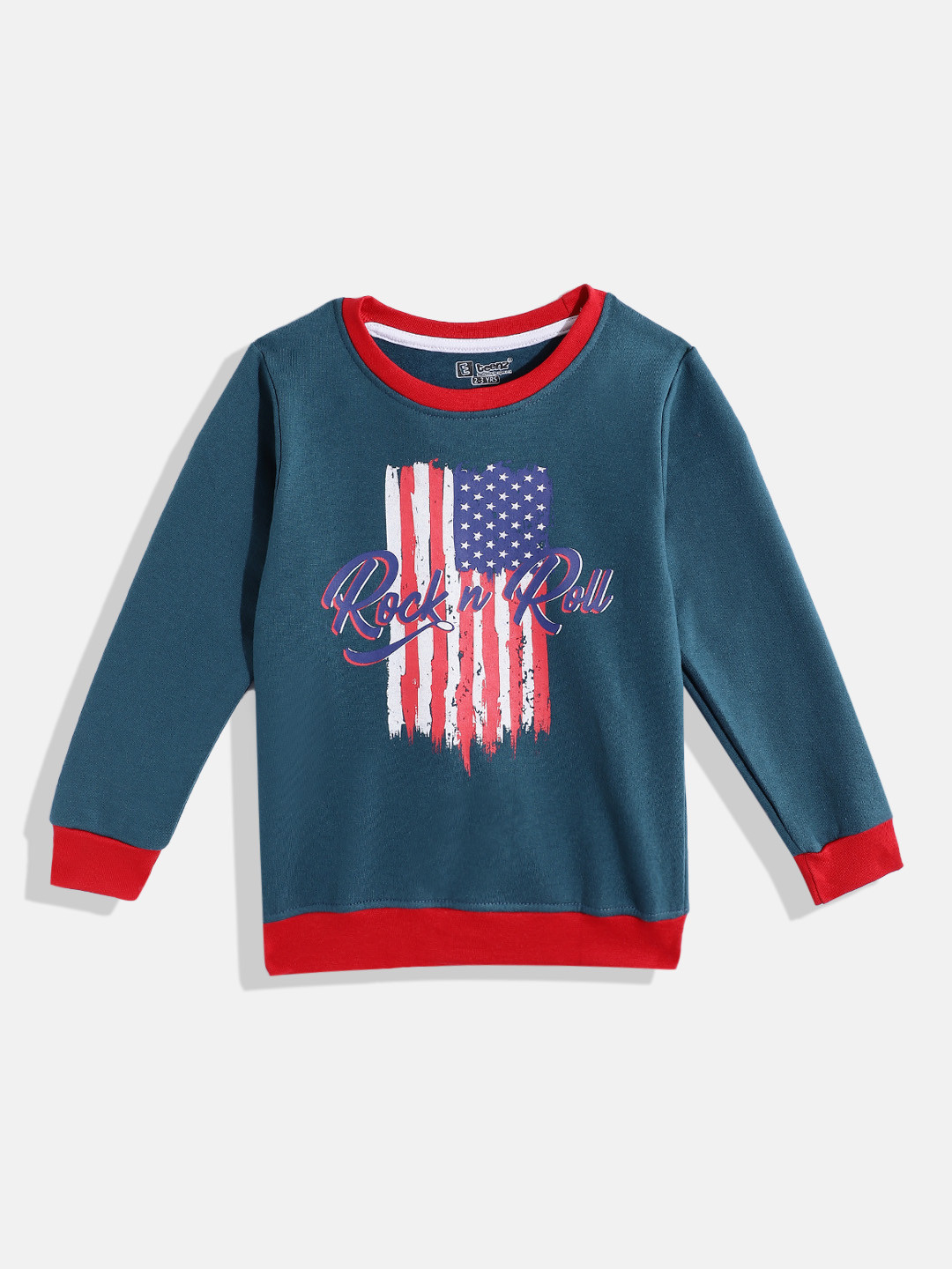 

Eteenz Boys Printed Sweatshirt, Green