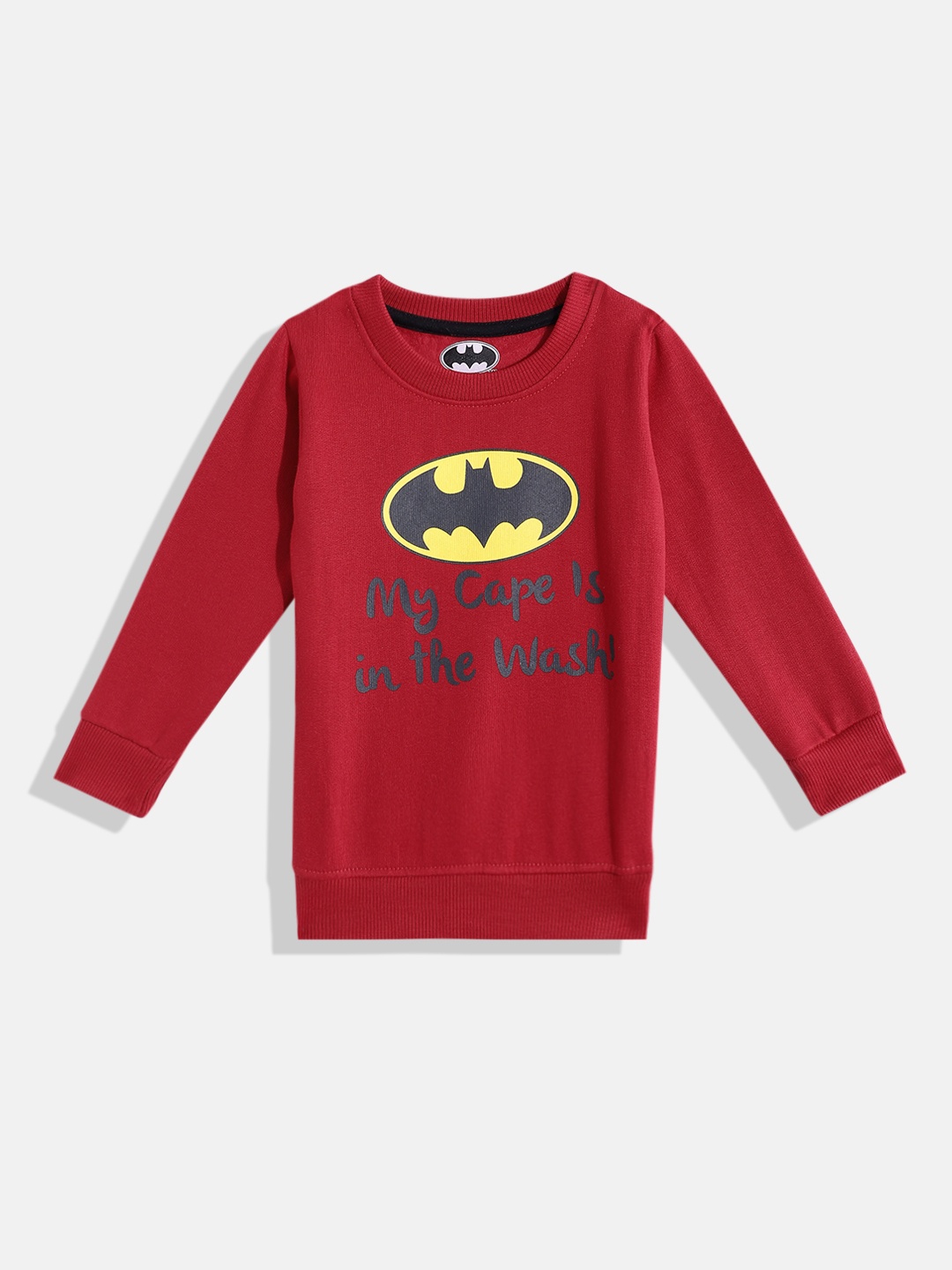 

Eteenz Infant Boys Batman Print Sweatshirt, Red