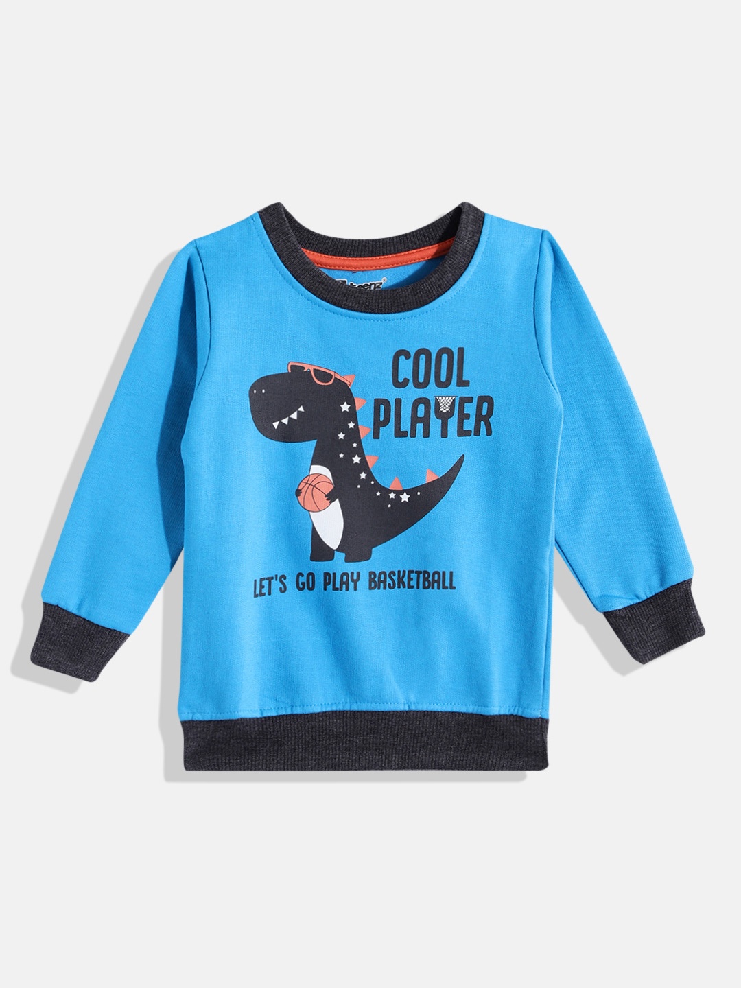 

Eteenz Infant Boys Printed Cotton Sweatshirt, Blue