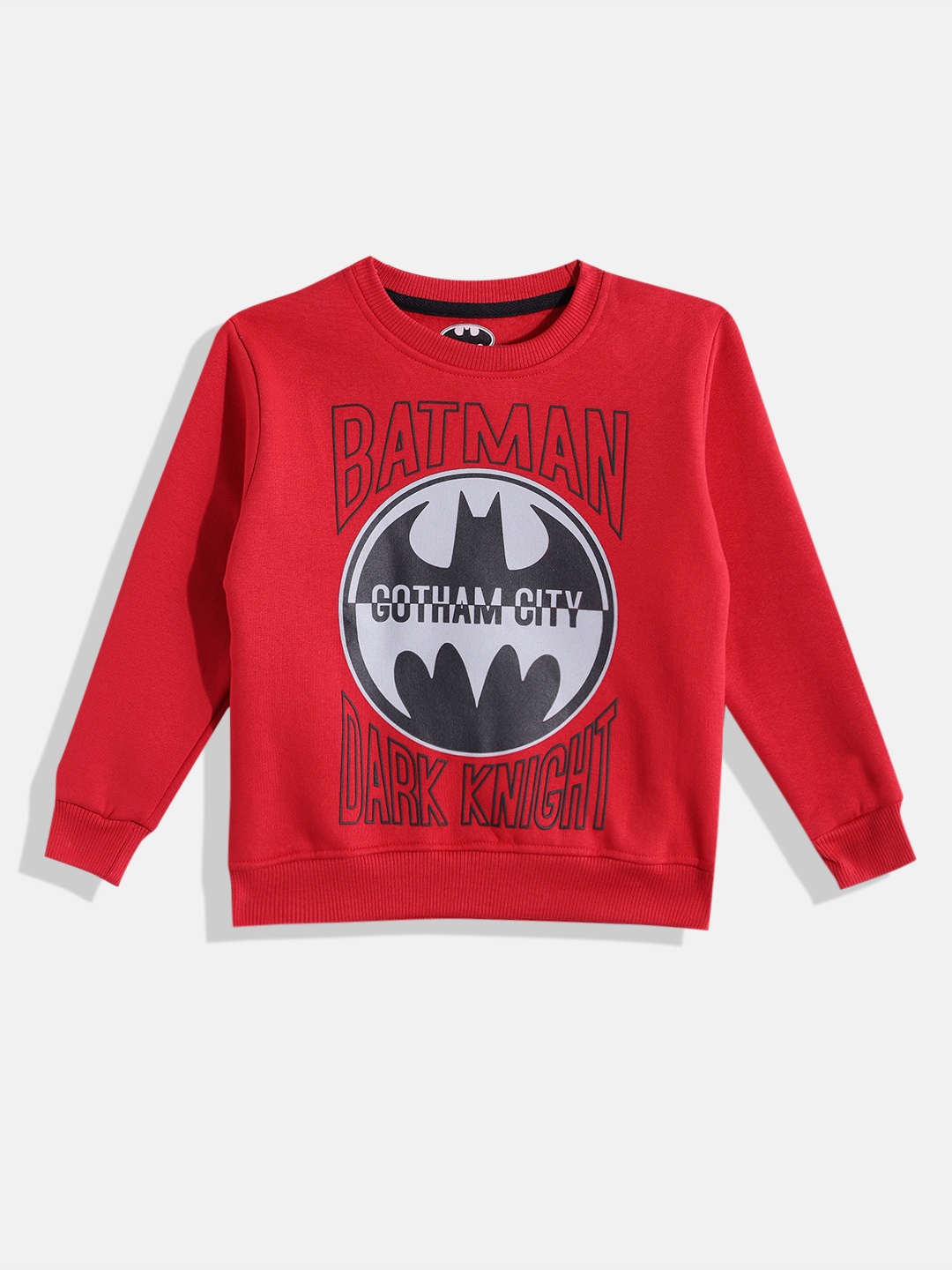 

Eteenz Boys Batman Printed Cotton Sweatshirt, Red