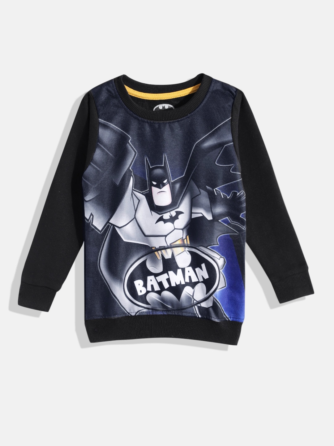 

Eteenz Boys Batman Printed Cotton Sweatshirt, Black