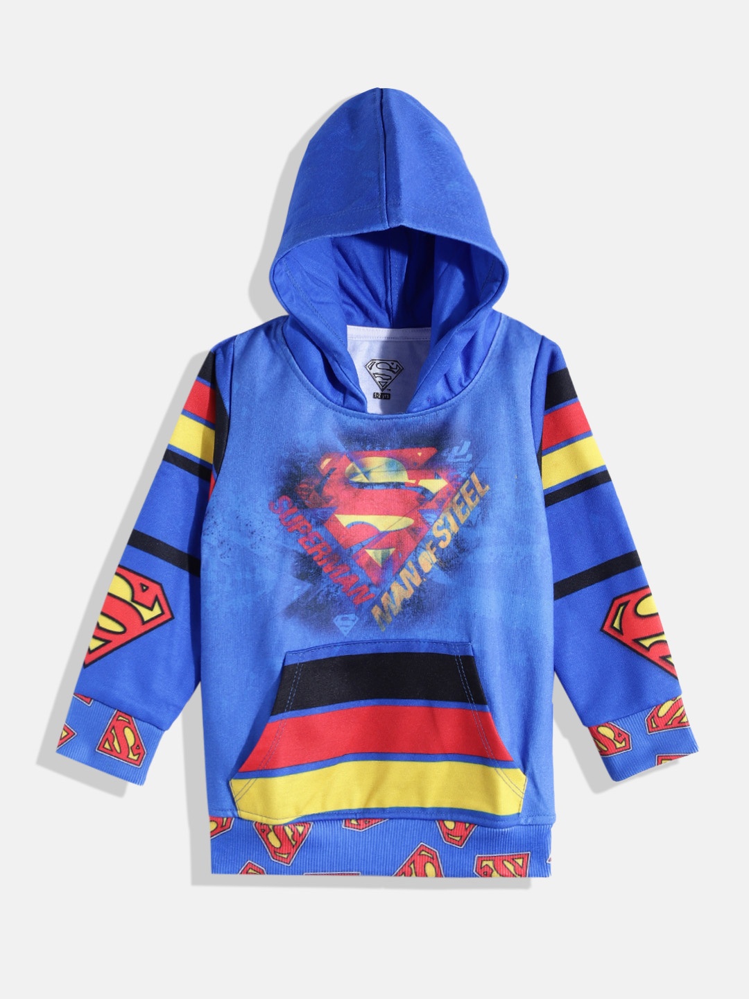 

Eteenz Boys Superman Printed Hooded Cotton Sweatshirt, Blue