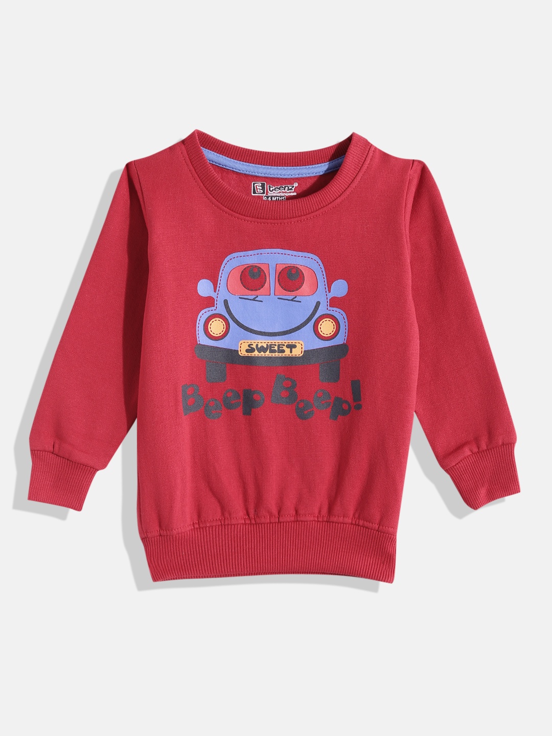 

Eteenz Infant Boys Printed Sweatshirt, Red