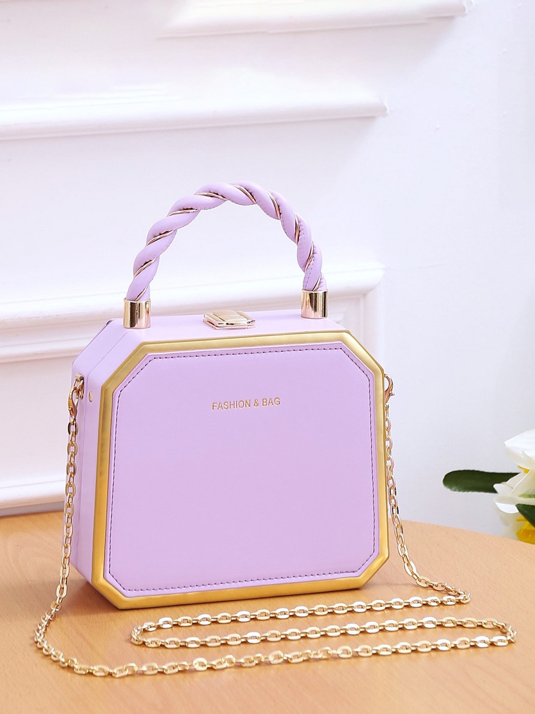 

Diva Dale Structured Sling Bag, Lavender