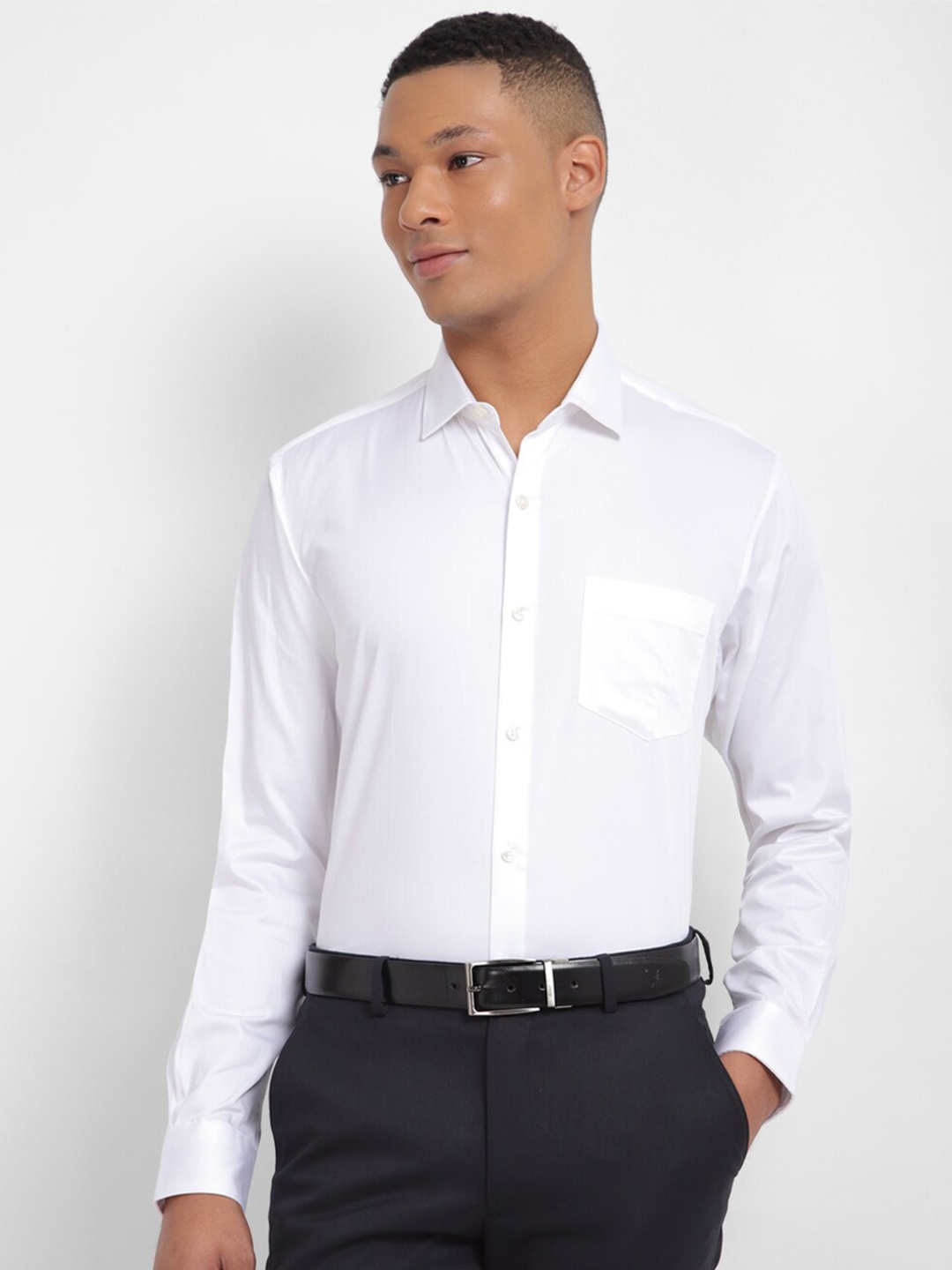 

Allen Solly Slim Fit Classic Cotton Formal Shirt, White