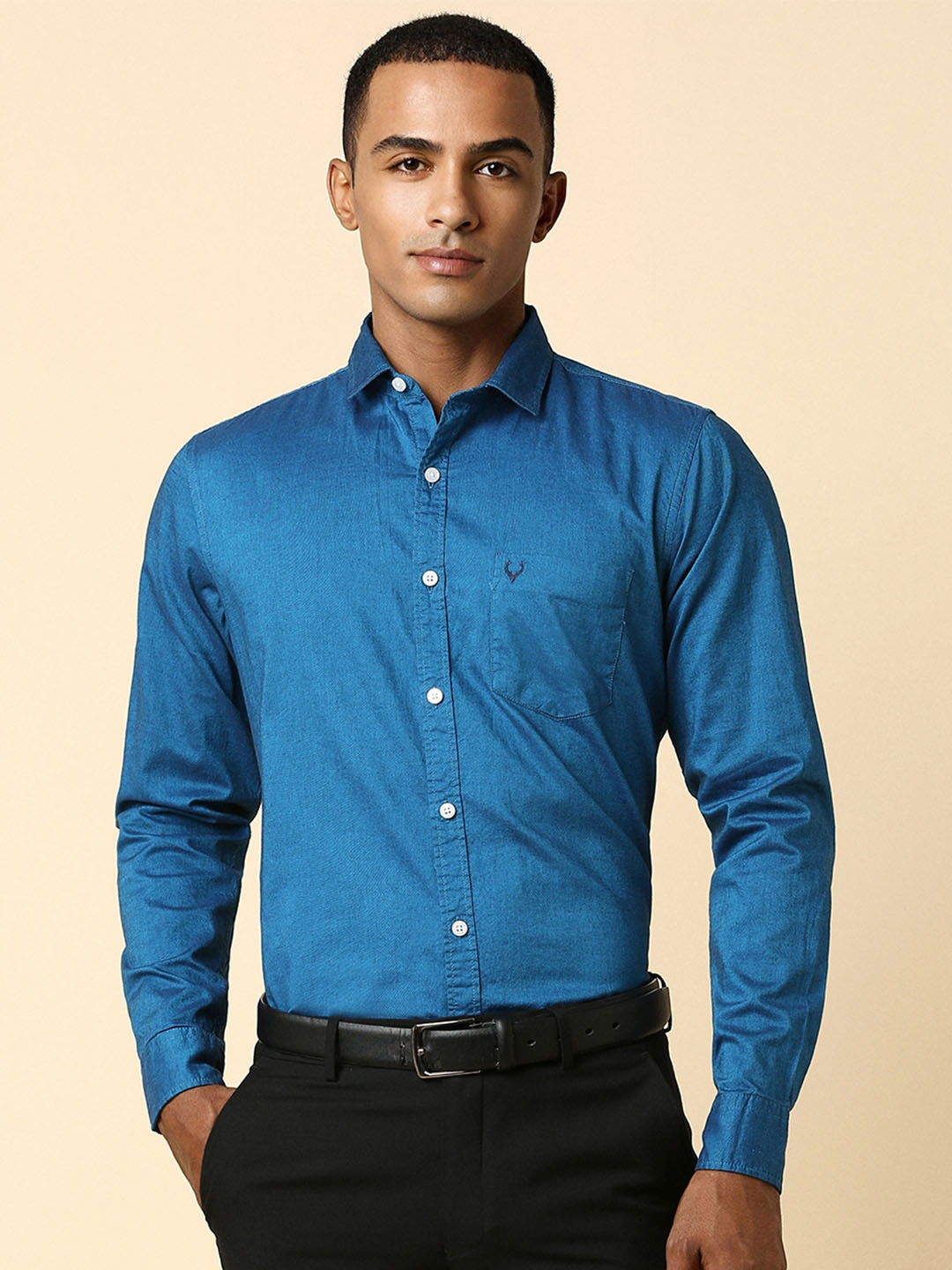 

Allen Solly Men Blue Formal Shirt