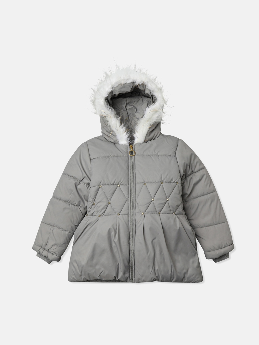 

The Boo Boo Club Boys Lightweight Quilted Jacket, Grey