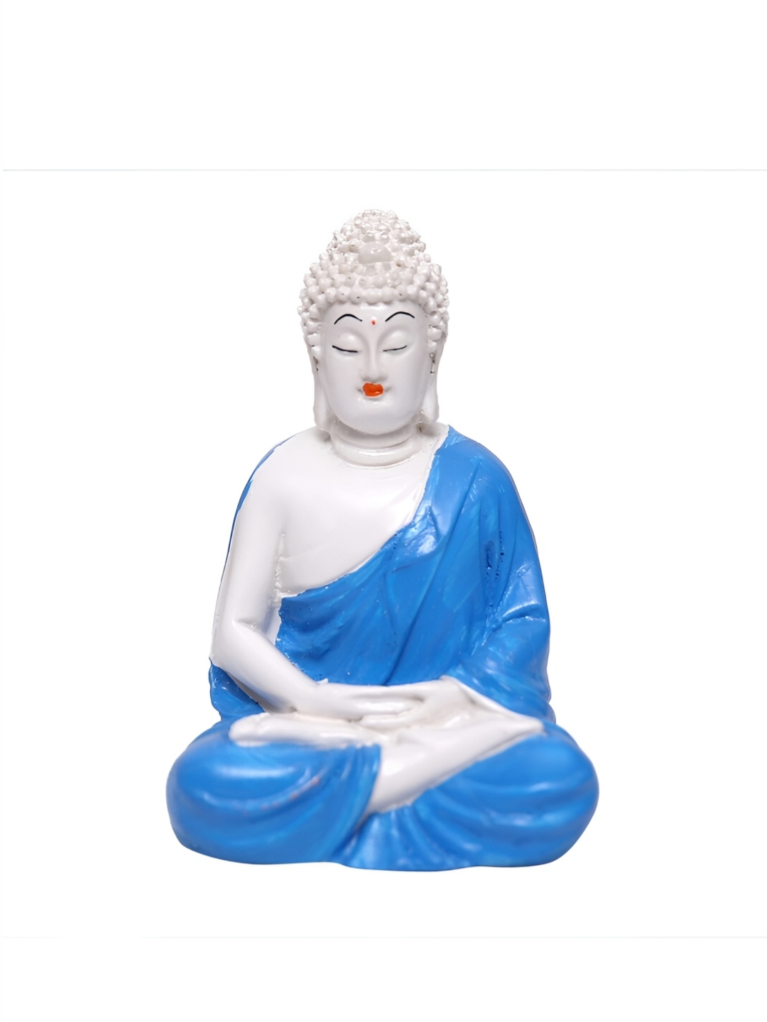 

Goldiluxe White & Blue Buddha Small Showpiece