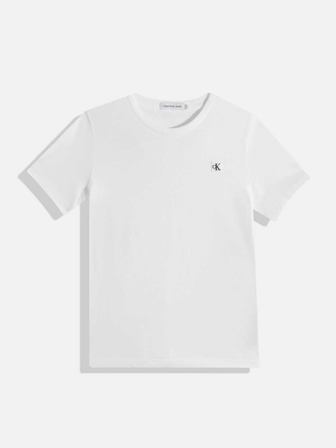 

Calvin Klein Jeans Kids Pure Cotton Round Neck T-shirt, White