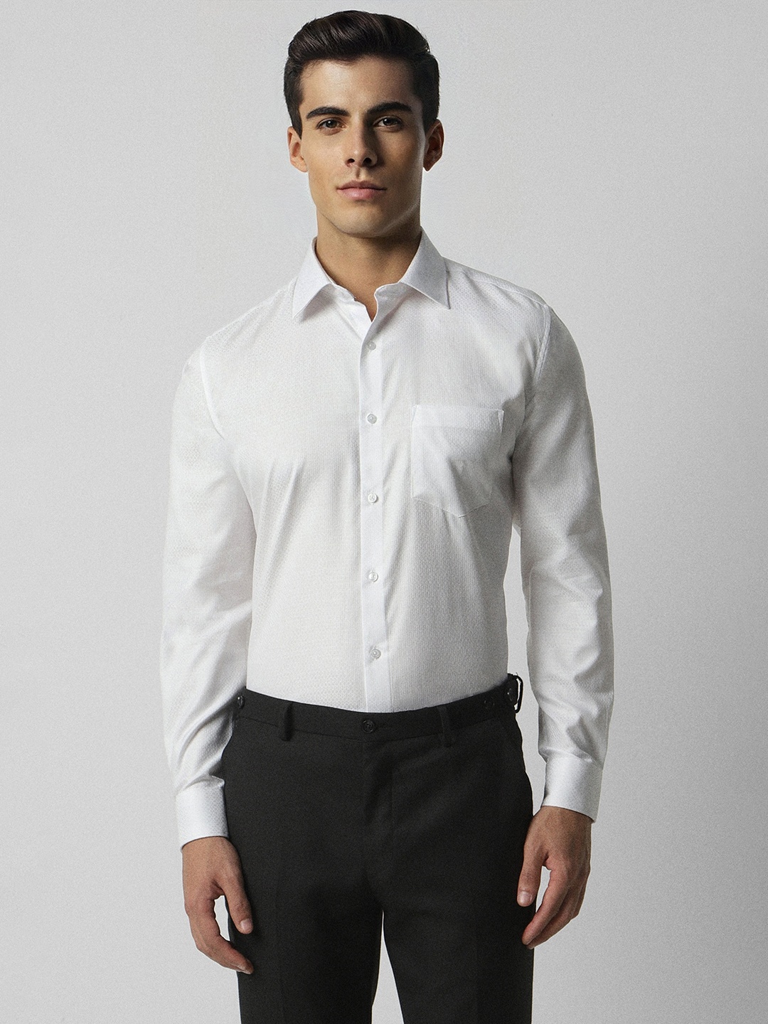 

Van Heusen Men White Party Shirt